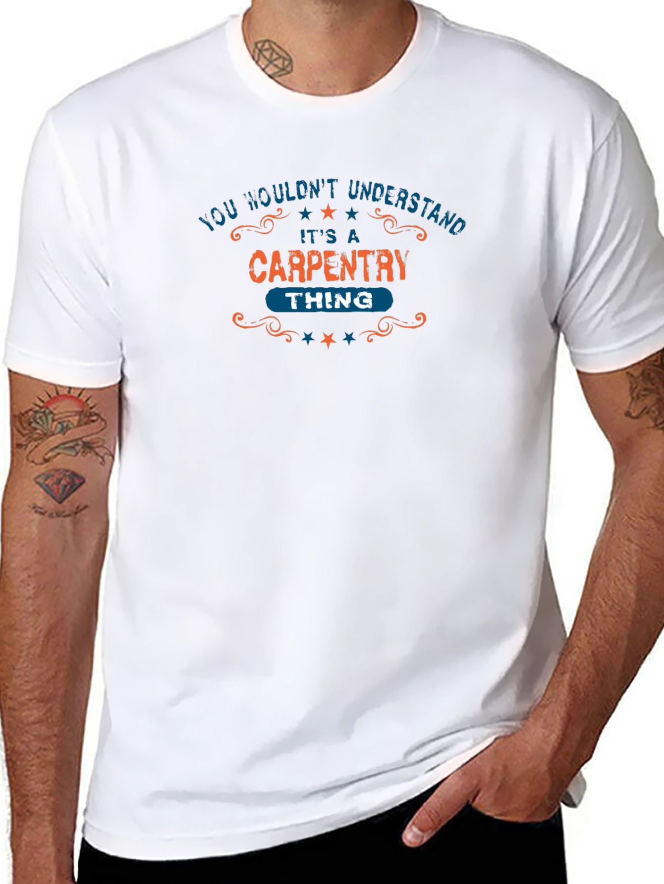 Black Carpentry Thing T-Shirt - You Wouldn't Understand view 8