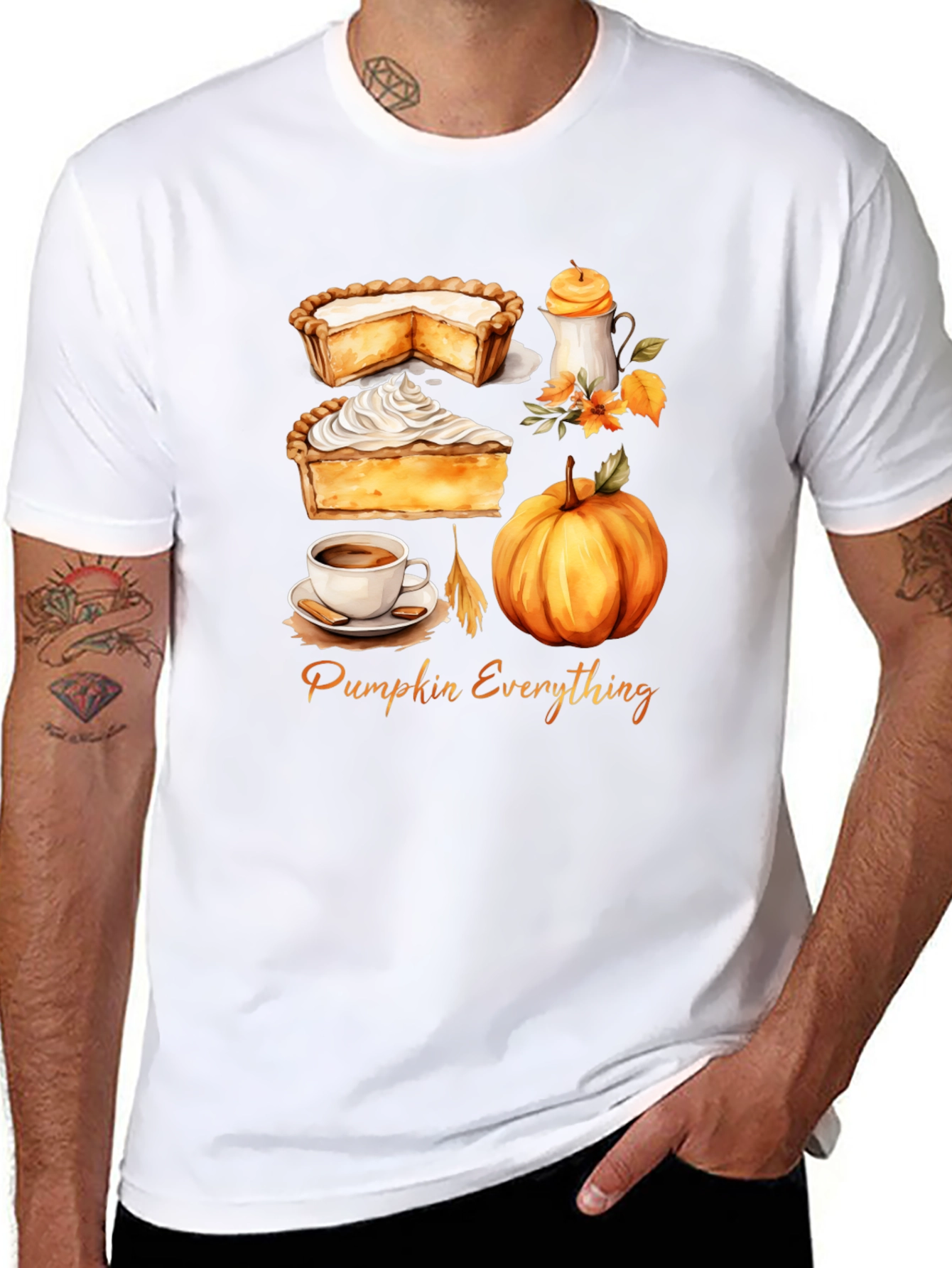 Black Pumpkin Everything Graphic Tee view 8