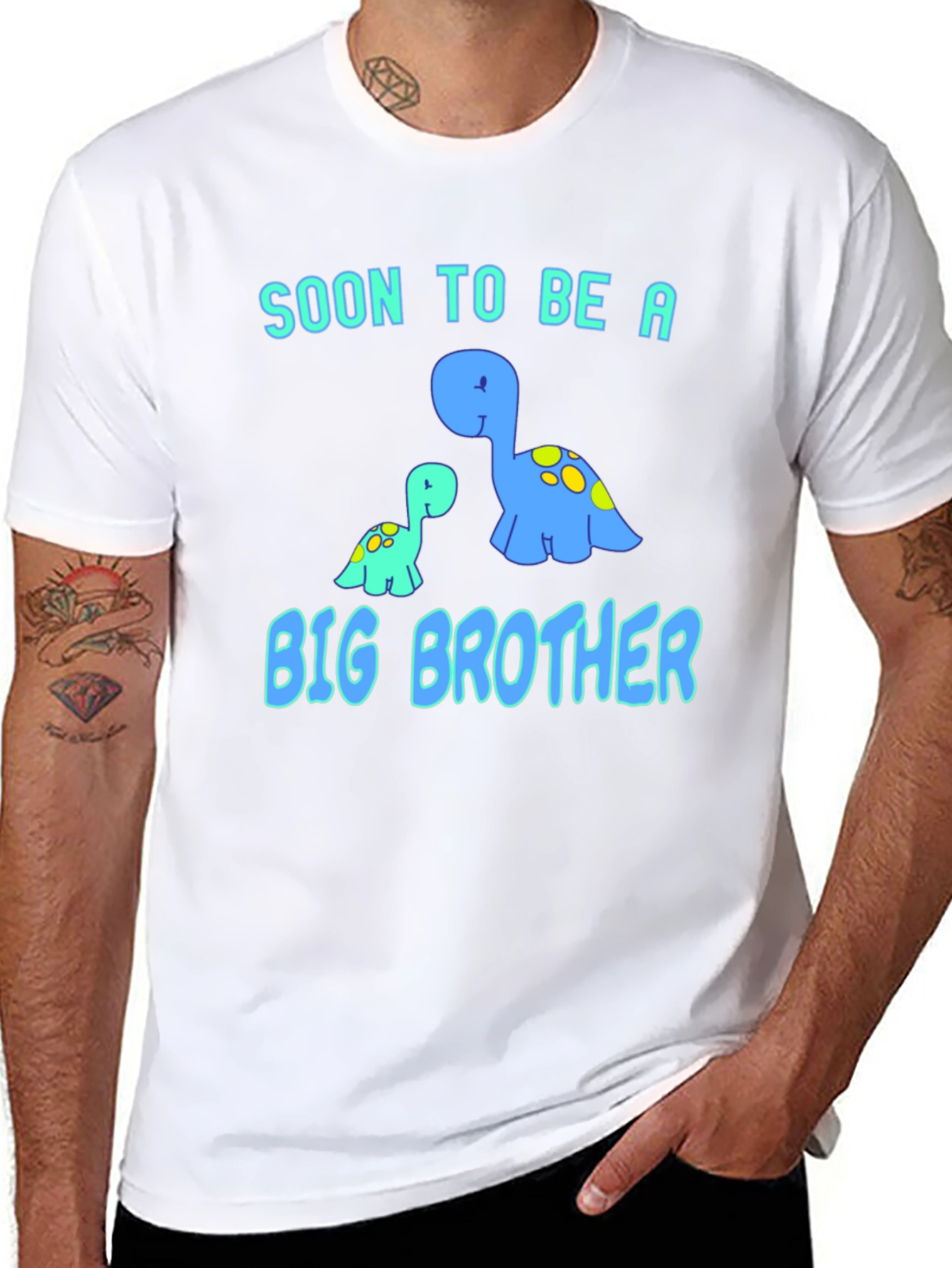 Black Soon To Be A Big Brother T-Shirt view 8