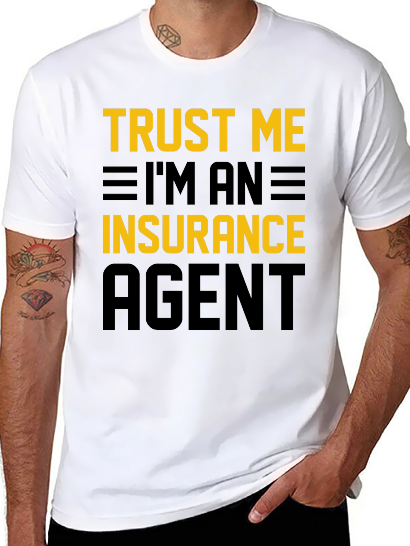Trust Me I'm An Insurance Agent T-Shirt - 8