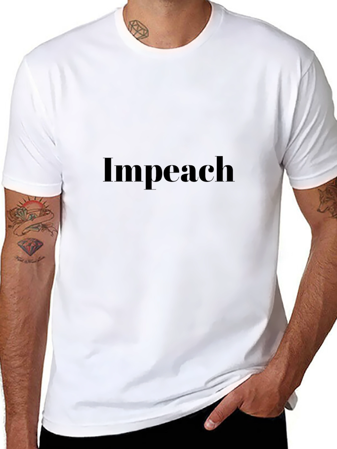 Impeach Graphic Tee - Bold Statement T-Shirt - 8