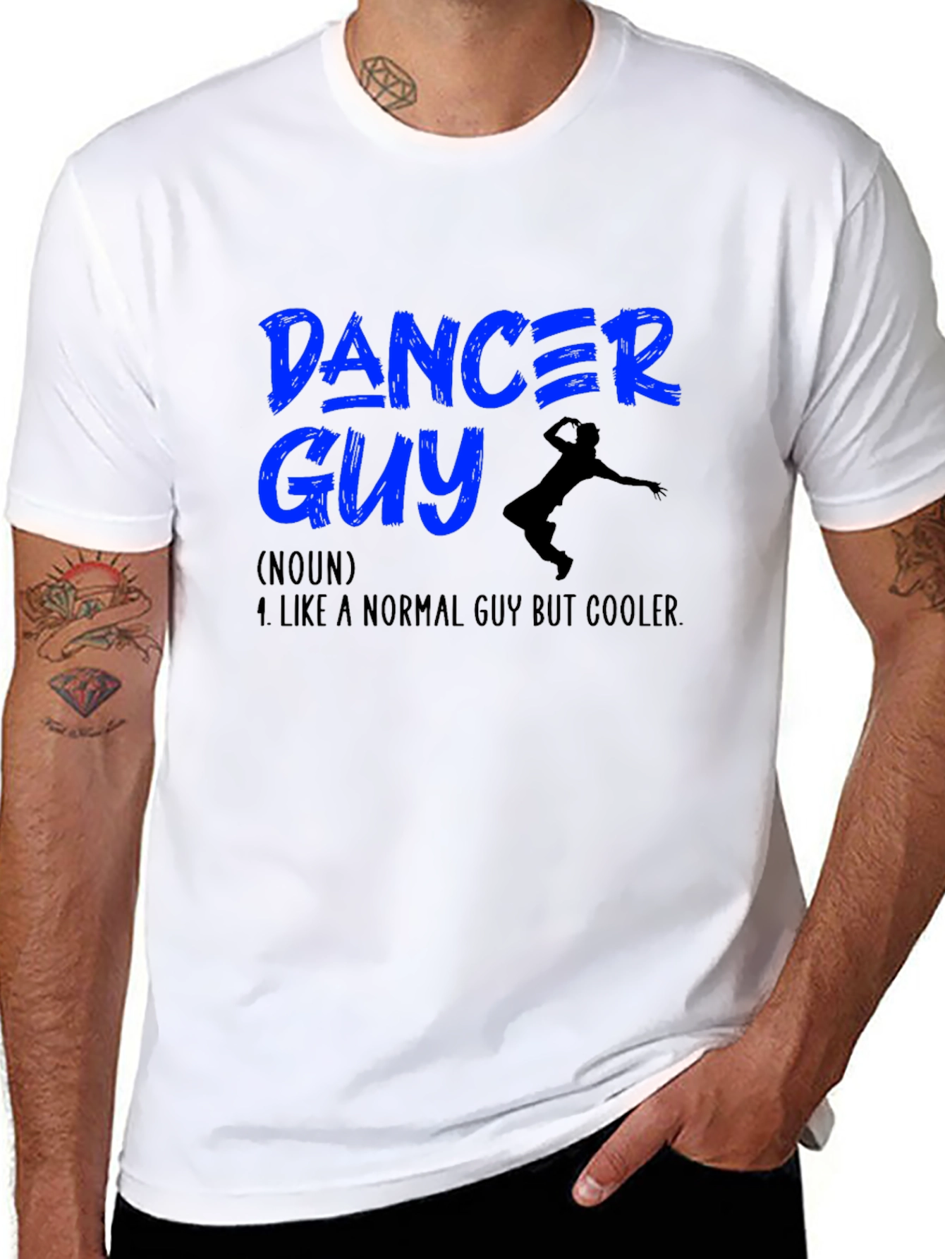 Black Dancer Guy T-Shirt - Cool Definition view 8