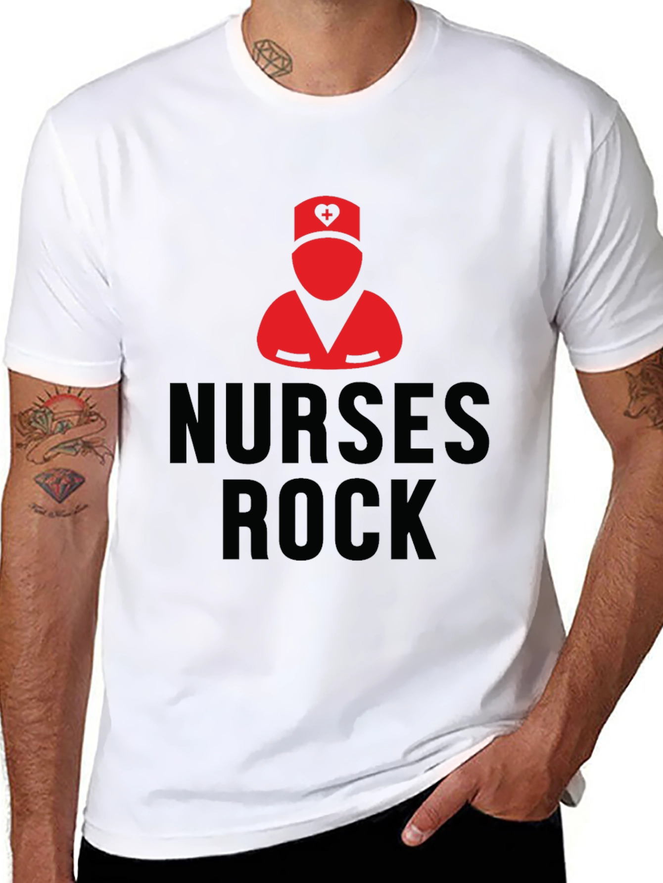 Nurses Rock T-Shirt - Medical Professional Appreciation - 8