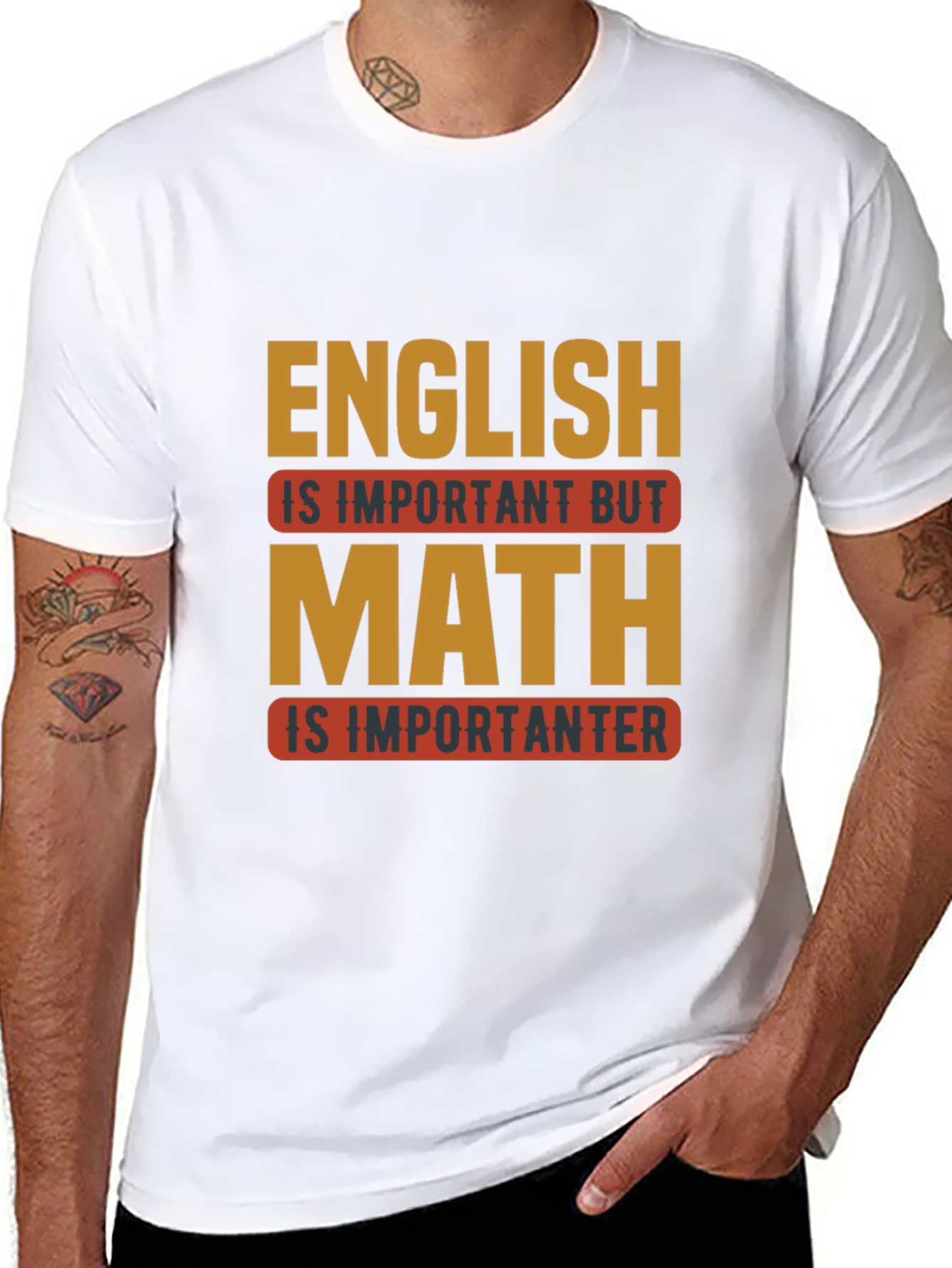 Black Funny Math Humor T-Shirt view 8
