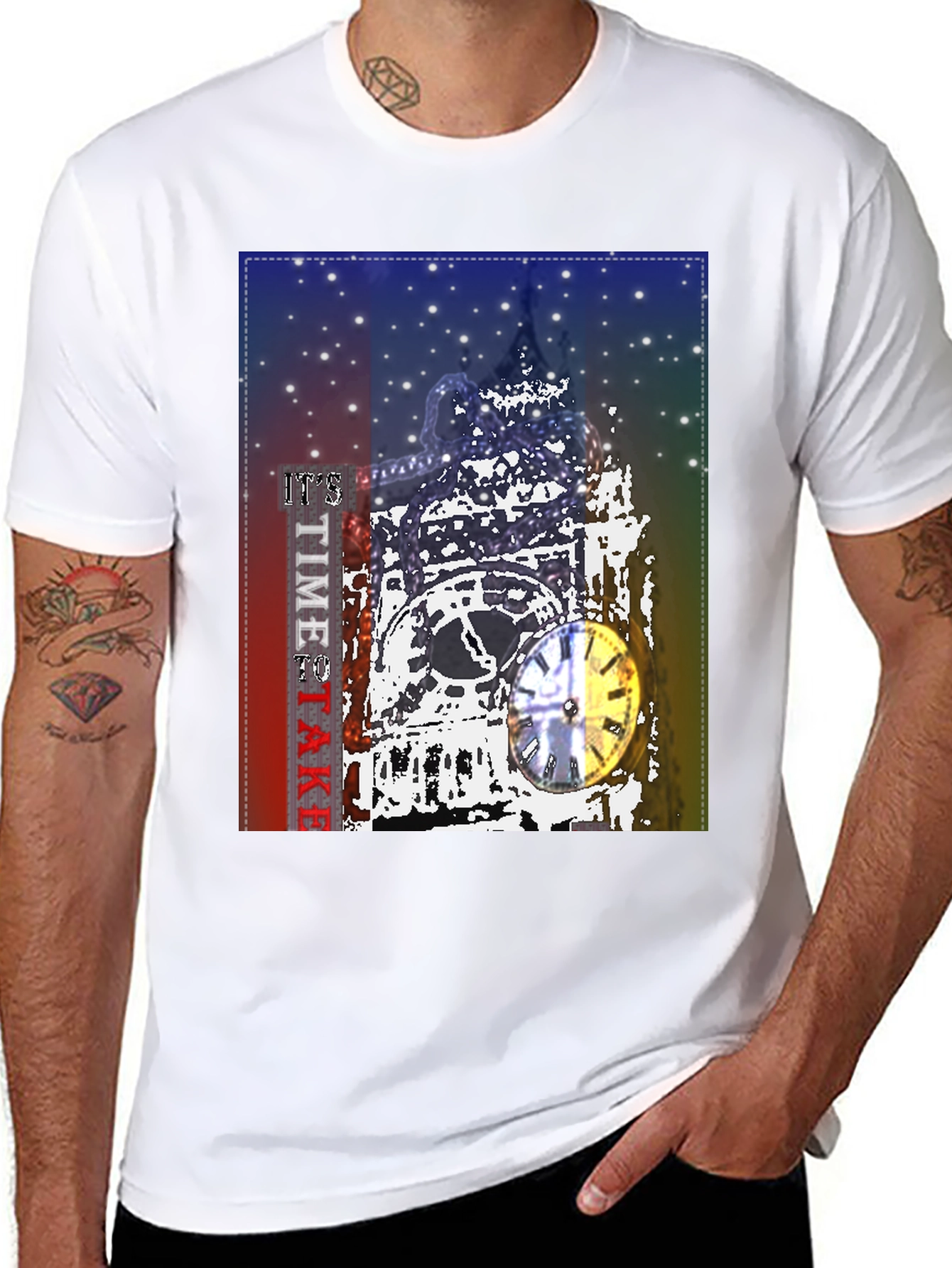 Time Tower Graphic Tee - 8