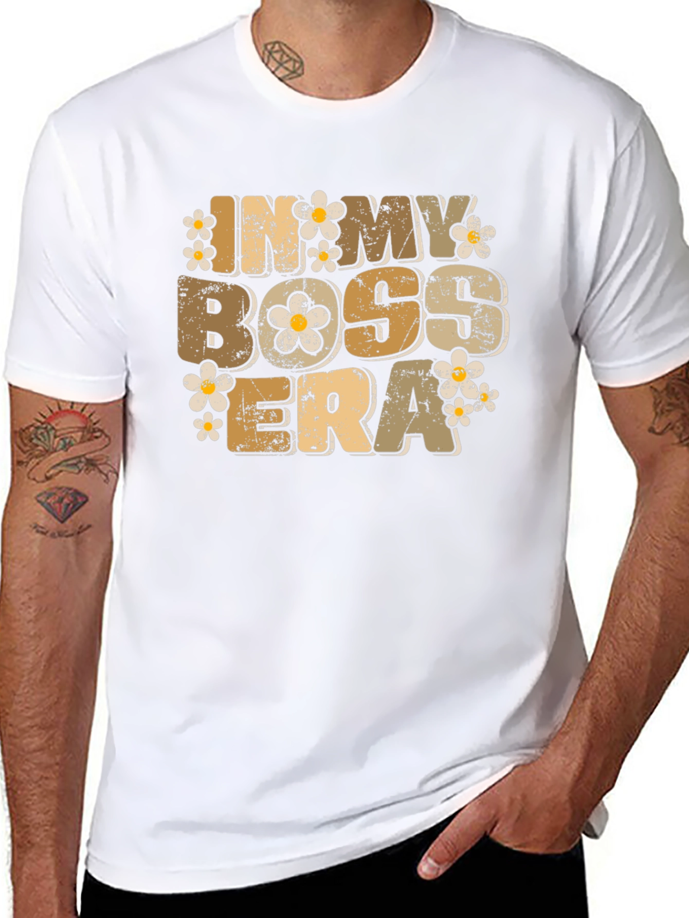 Black In My Boss Era Graphic Tee view 8