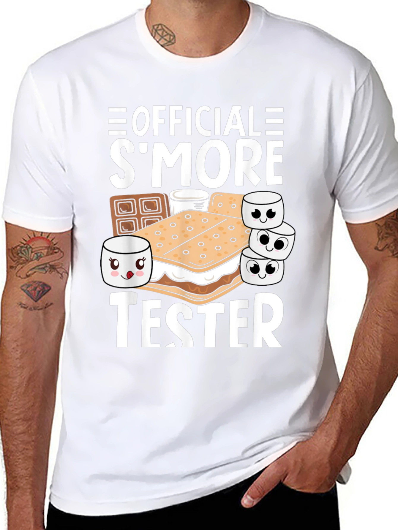 Official S'more Tester Graphic T-Shirt - 8