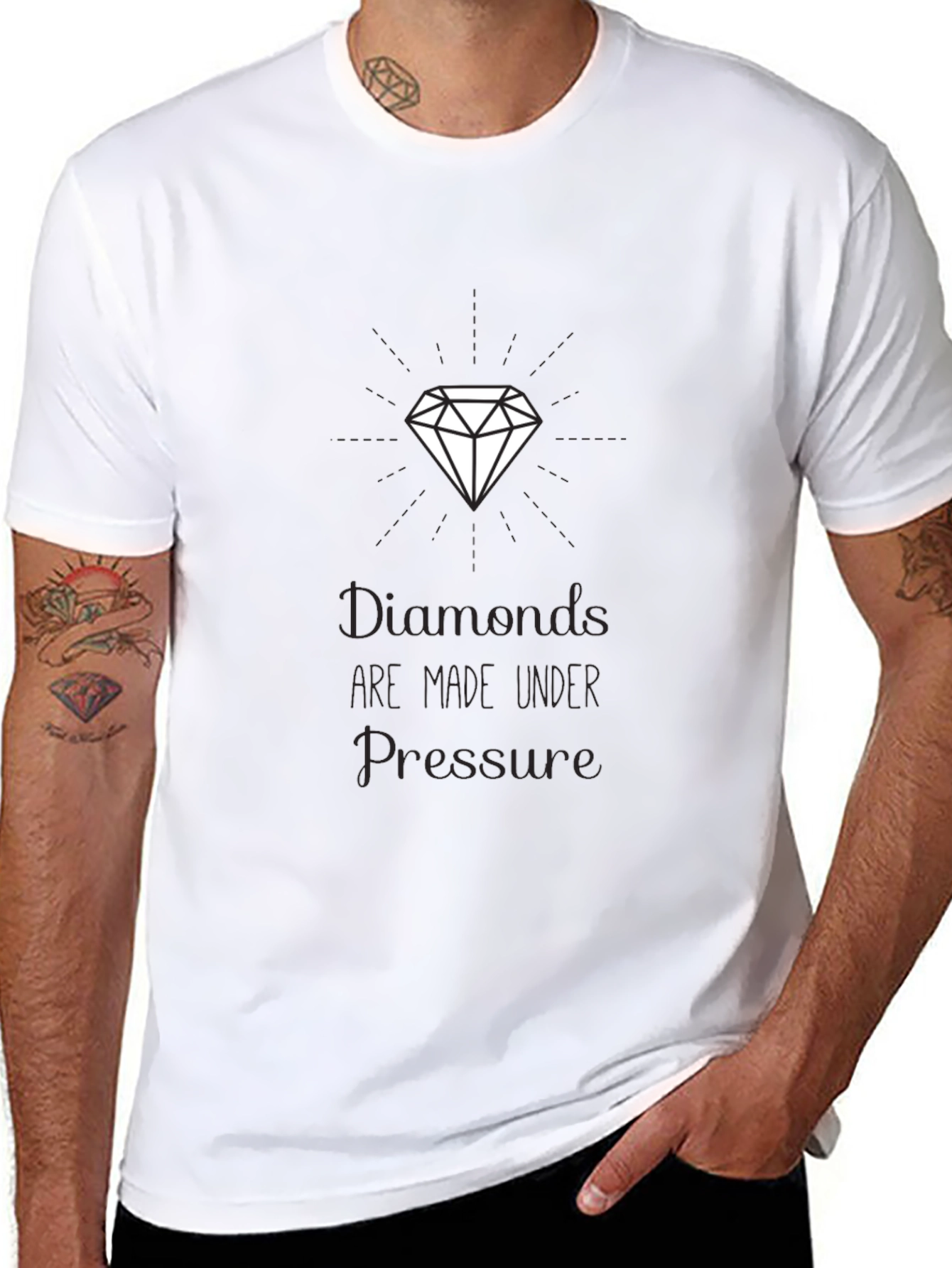 Black Diamonds Under Pressure T-Shirt - Black view 8