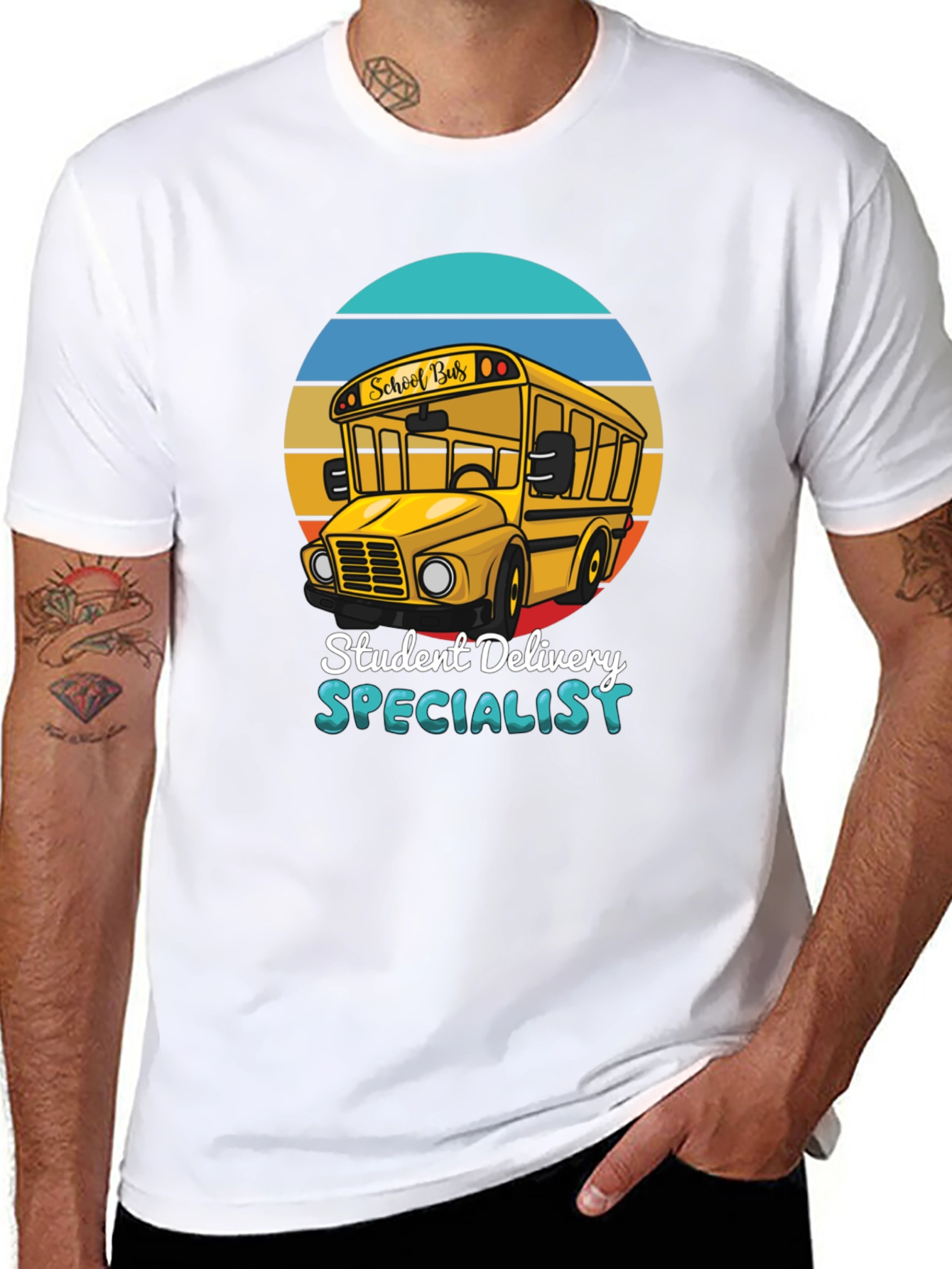 Student Delivery Specialist Tee - School Bus Driver T-Shirt - 8