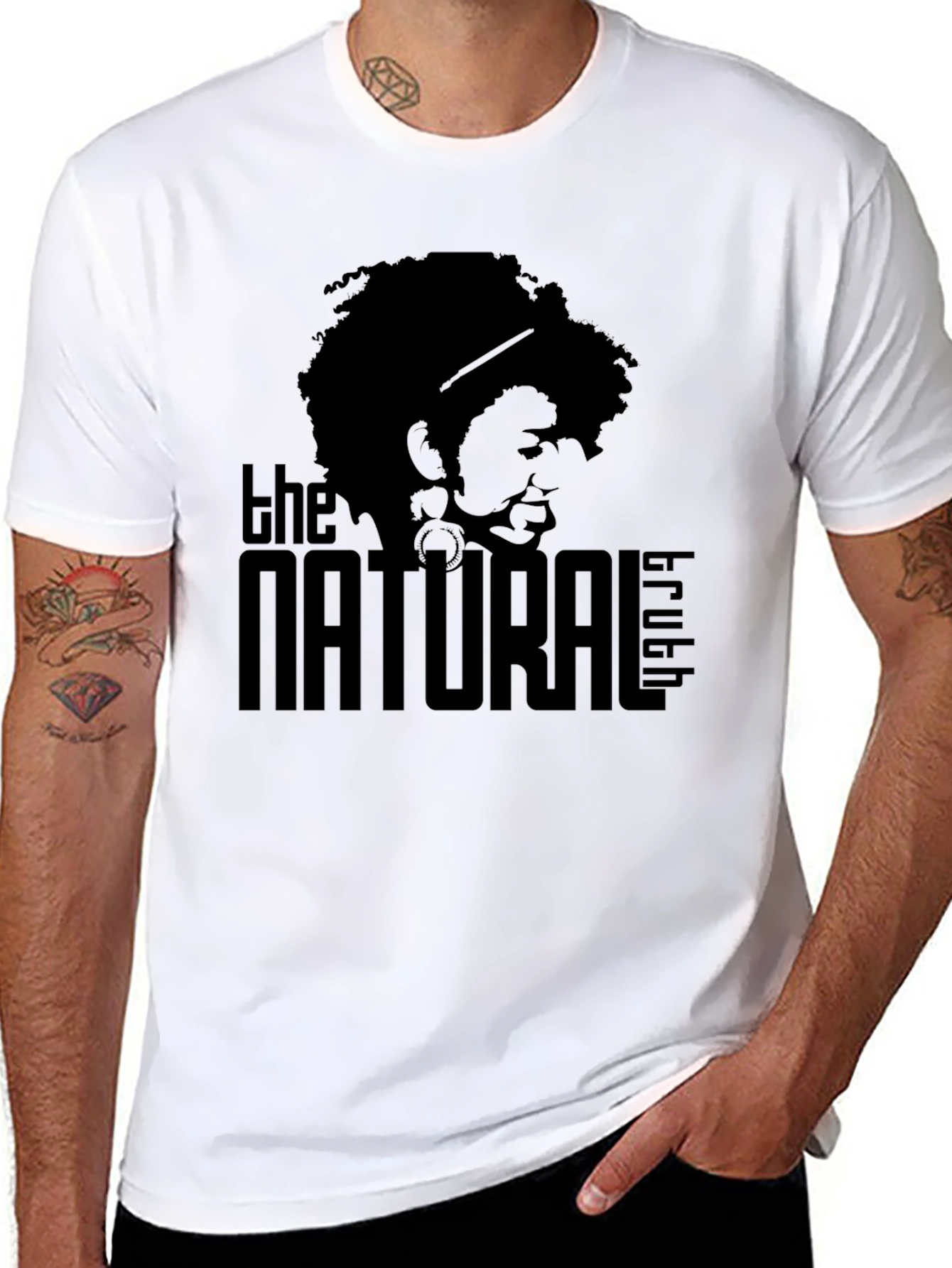 The Natural Brush Black T-Shirt - 8