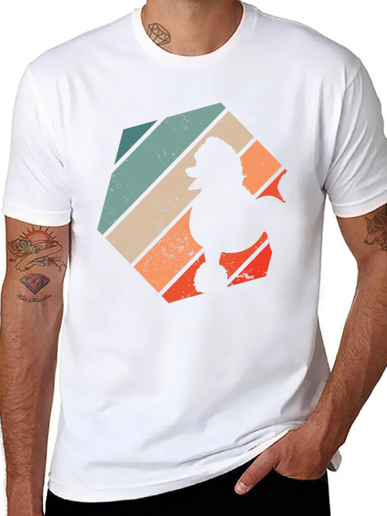 Black Retro Poodle Graphic Tee - Stylish Dog Lover T-Shirt view 8