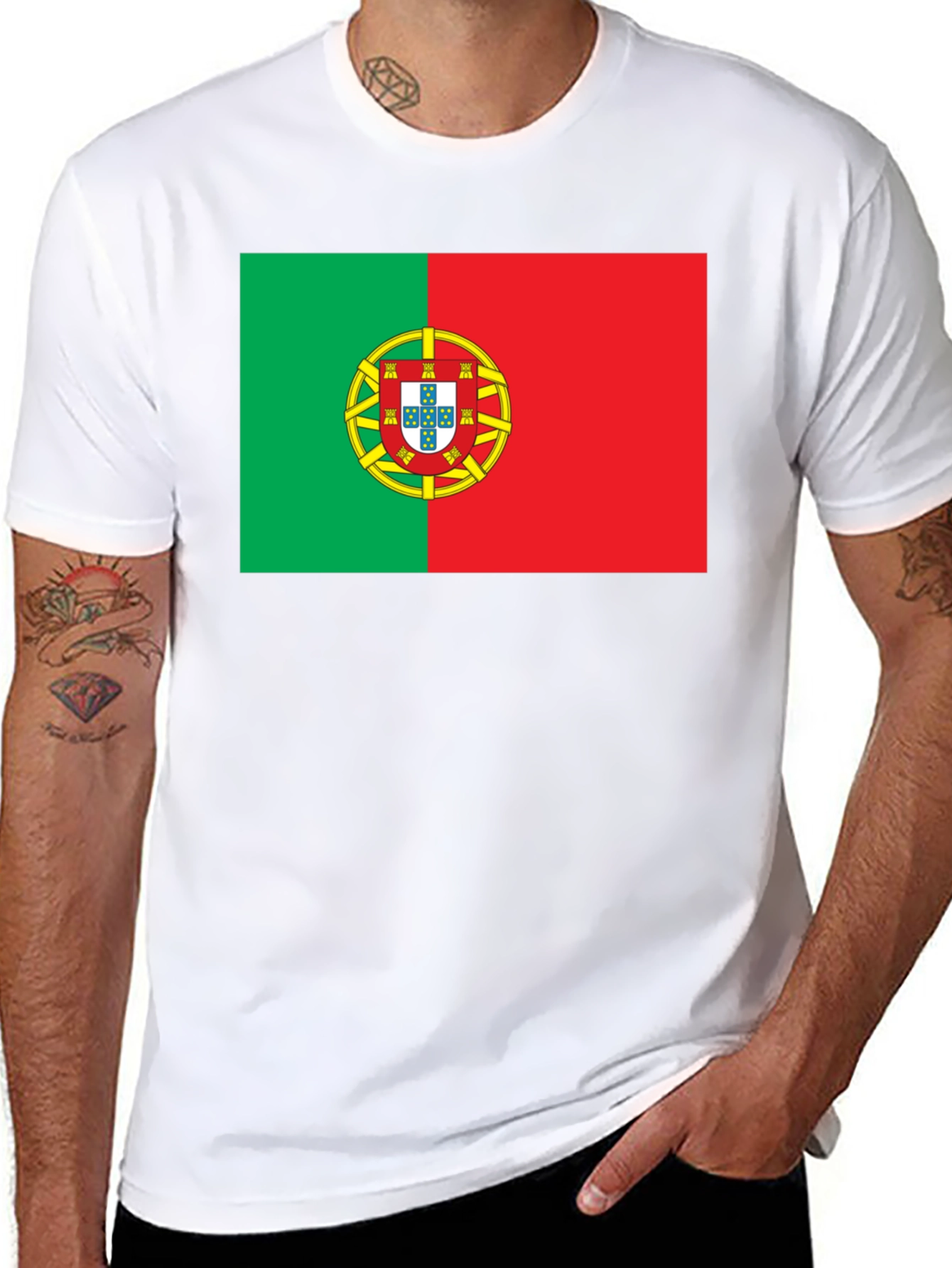 Portugal Flag Graphic T-Shirt - 8