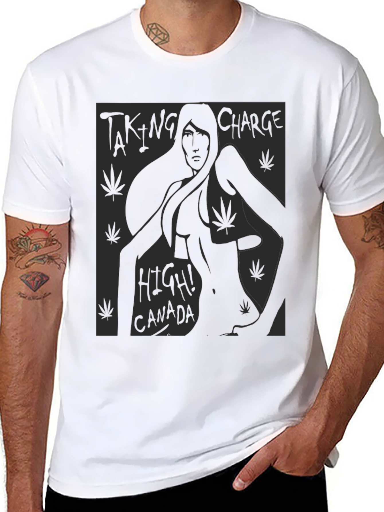 Black Taking Charge T-Shirt view 8