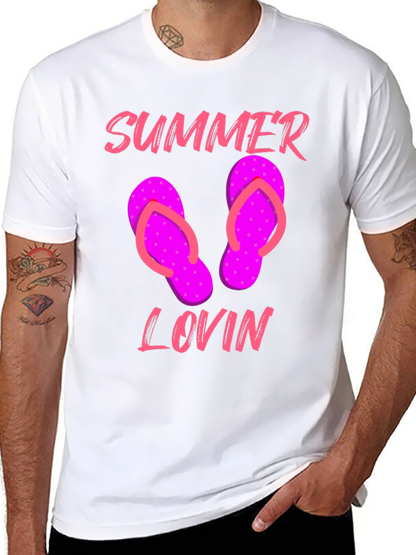 Black Summer Lovin' Graphic Tee view 8