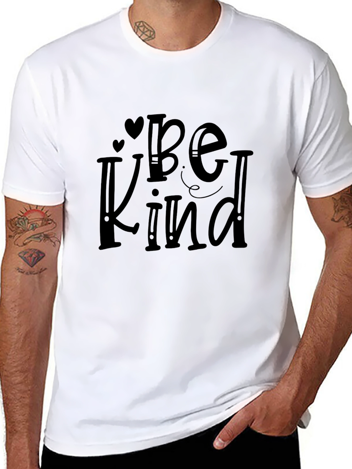Be Kind Graphic Print Tee - Stylish Comfort - 8