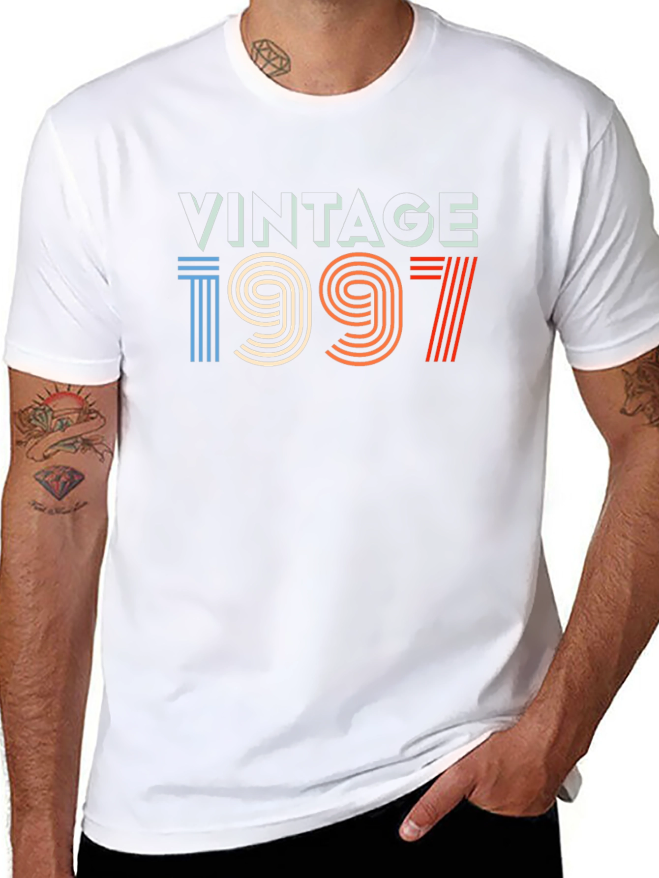 Black Vintage 1997 Graphic T-Shirt Retro Birthday Gift view 8