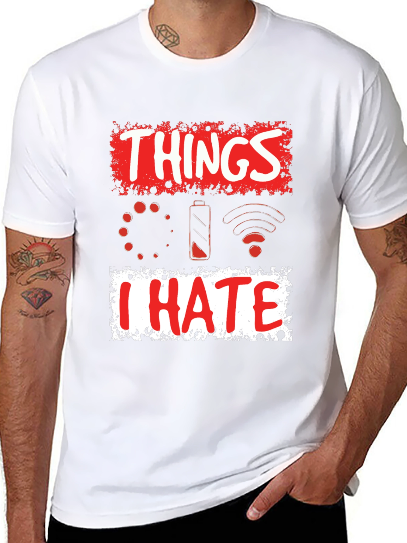 Black Things I Hate T-Shirt - Funny Tech Humor Tee view 8