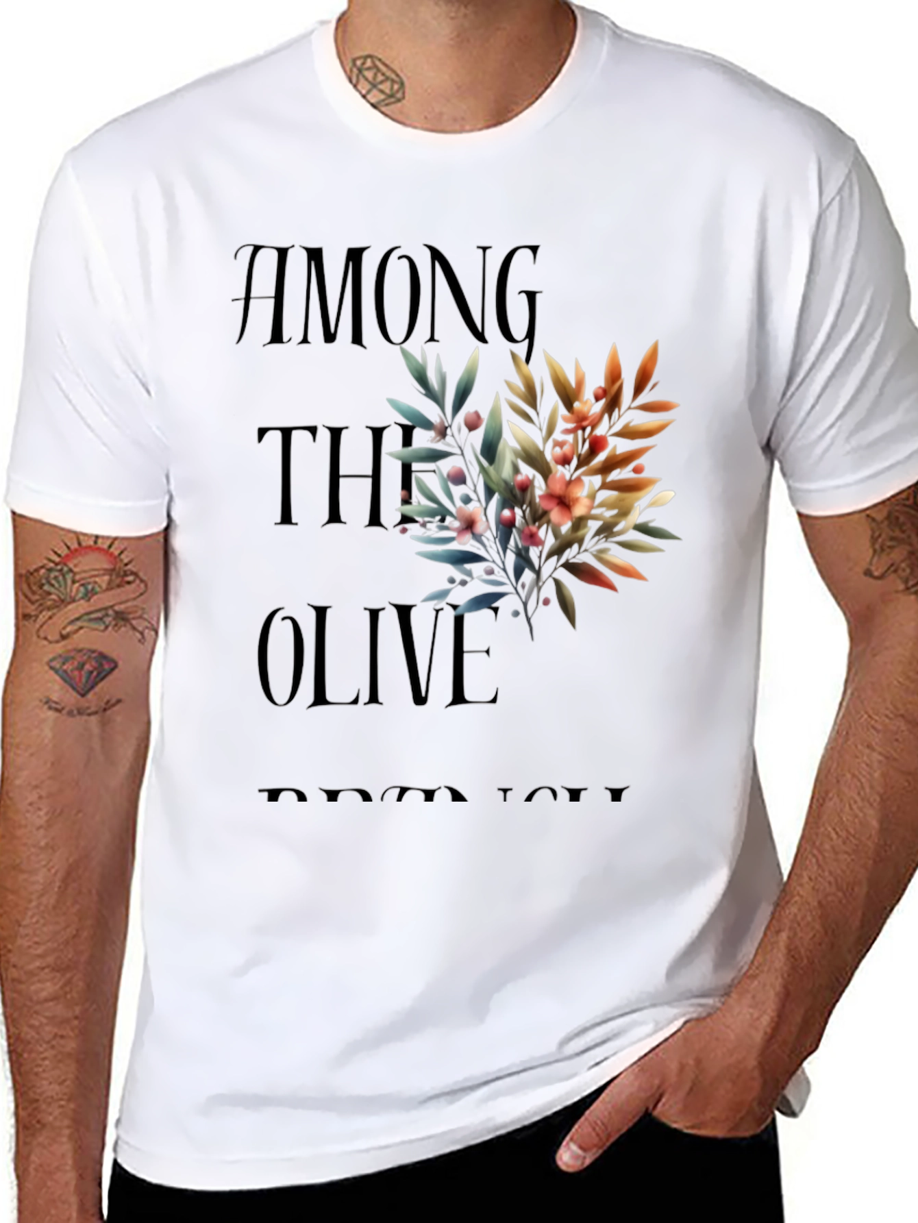 Black Among the Olive Branch T-Shirt view 8