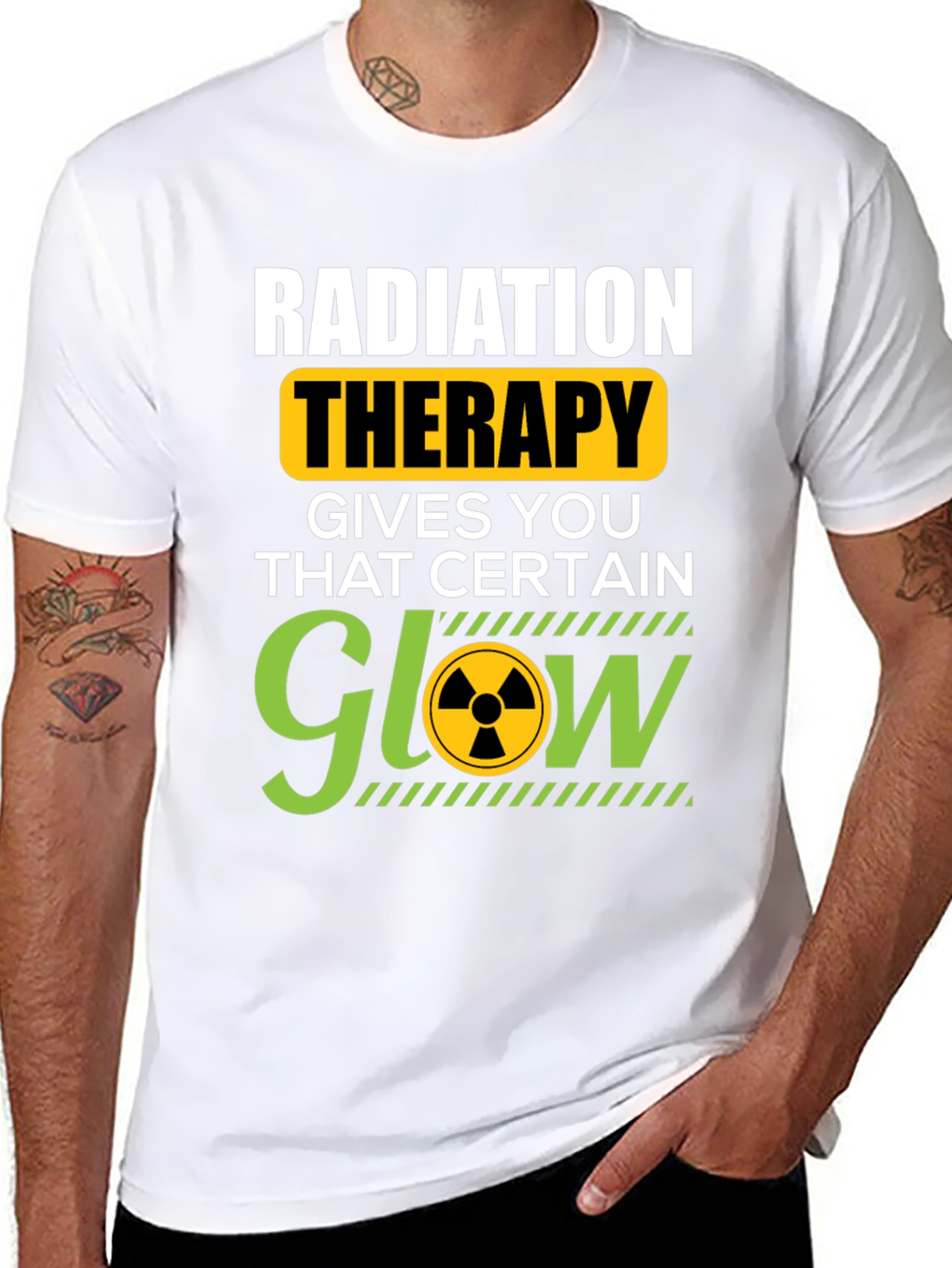 Black Radiation Therapy T-Shirt - That Certain Glow! view 8