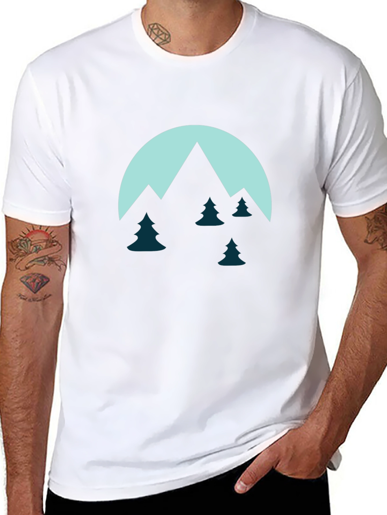 Black Mountain Graphic T-Shirt - Adventure Ready! view 8