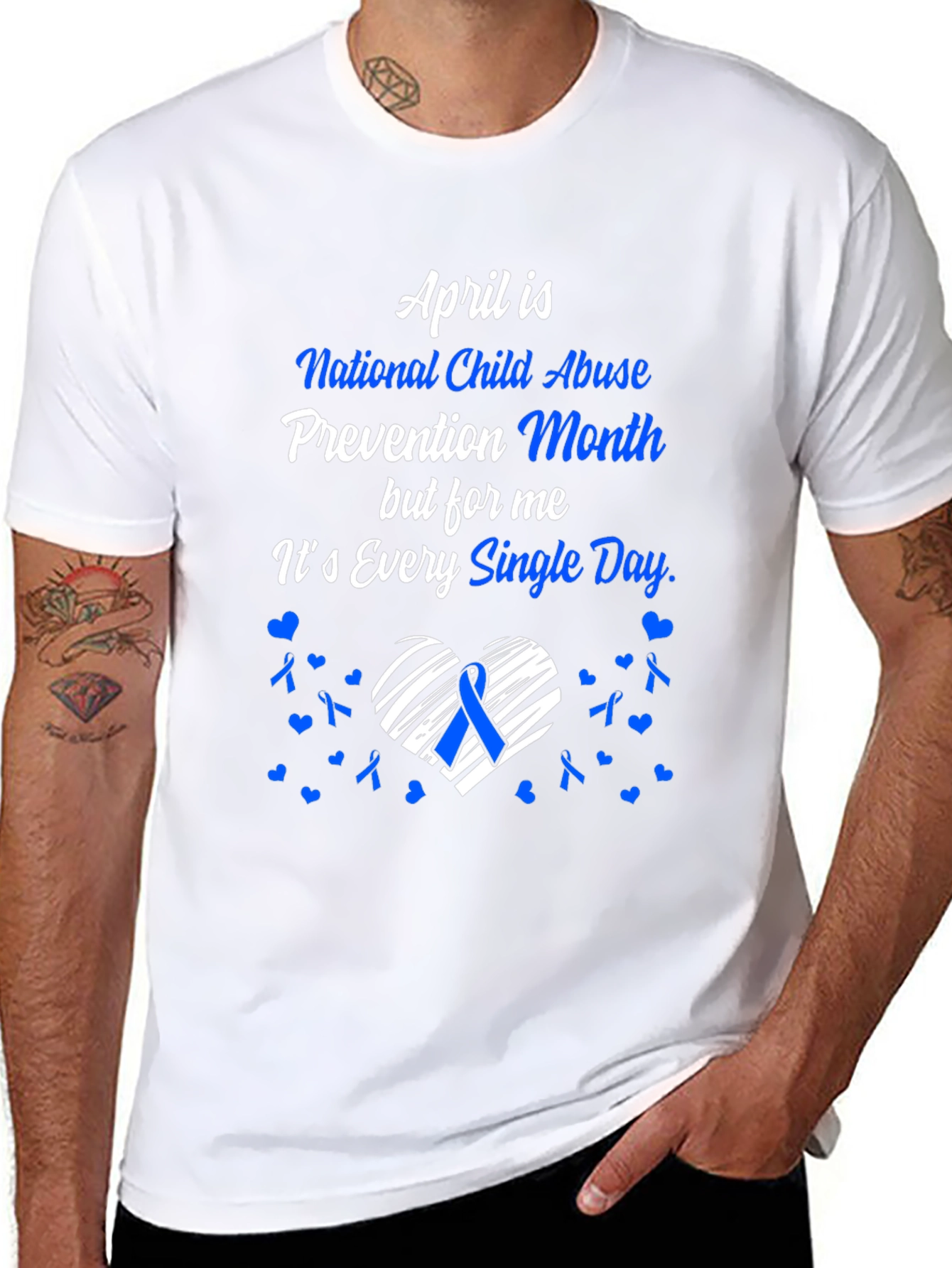Child Abuse Prevention Month T-Shirt - 8