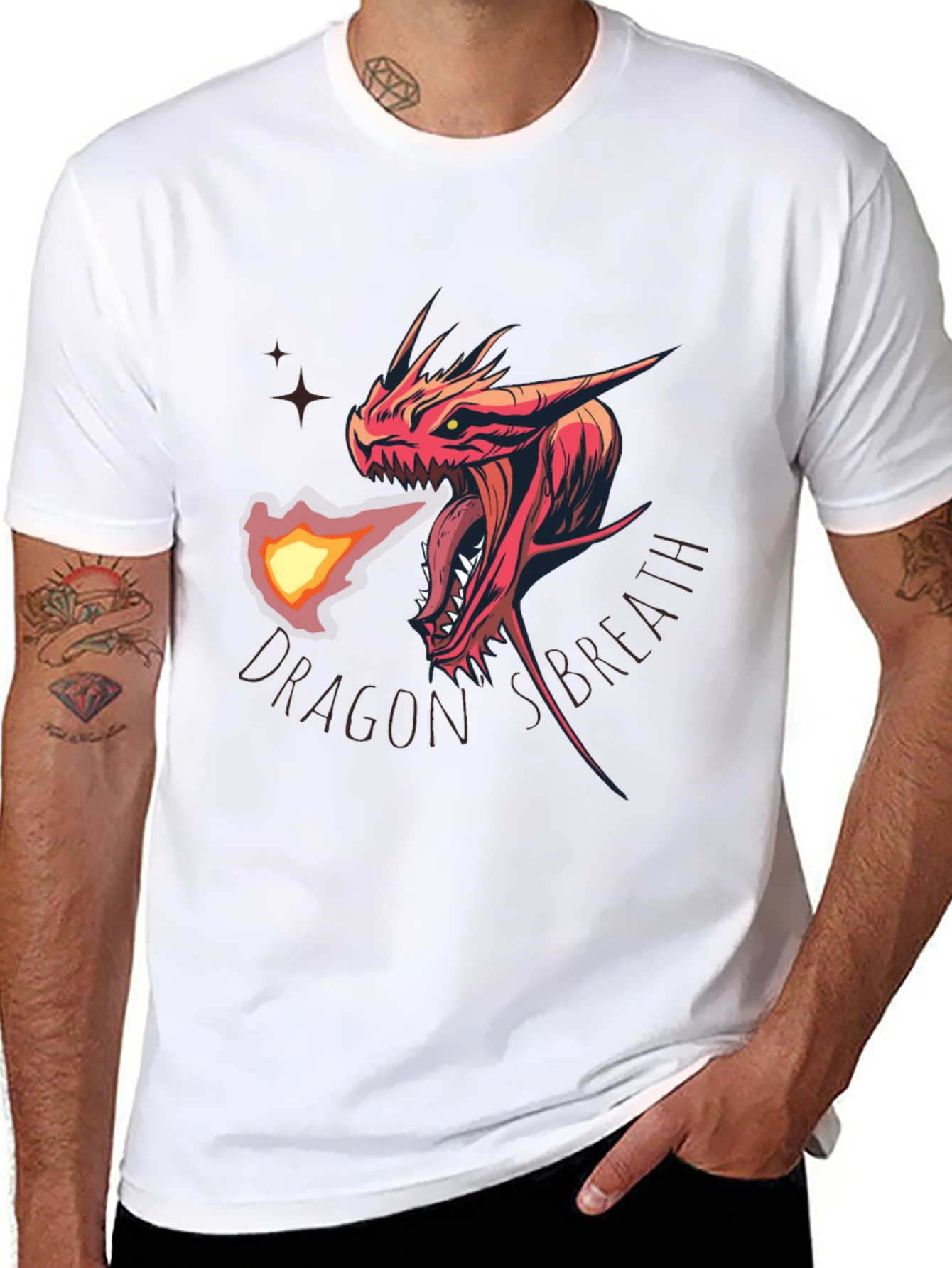 Dragon's Breath Graphic T-Shirt - Bold & Unique - 8
