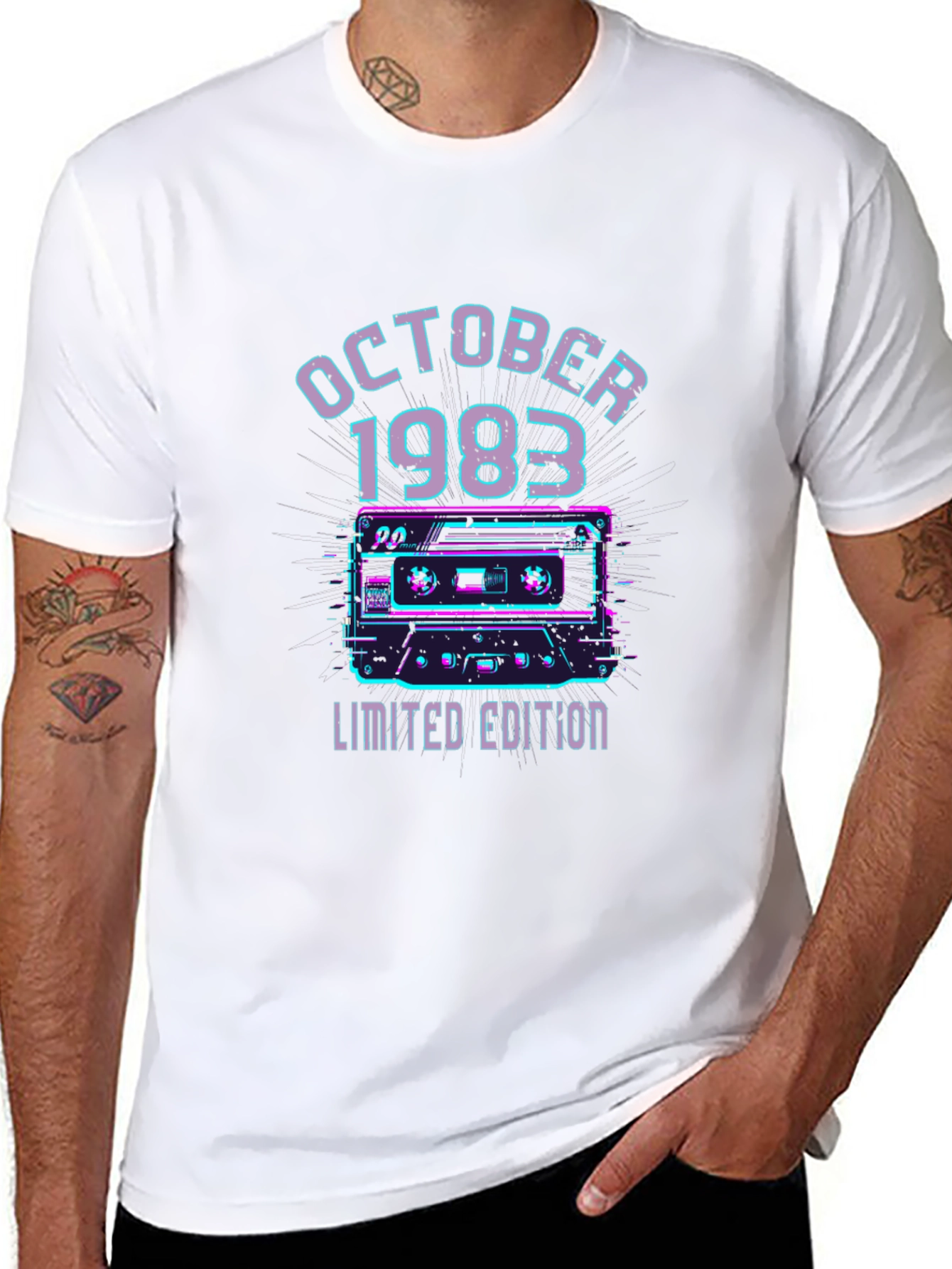 Black October 1983 Limited Edition Cassette Tape Graphic Tee view 8