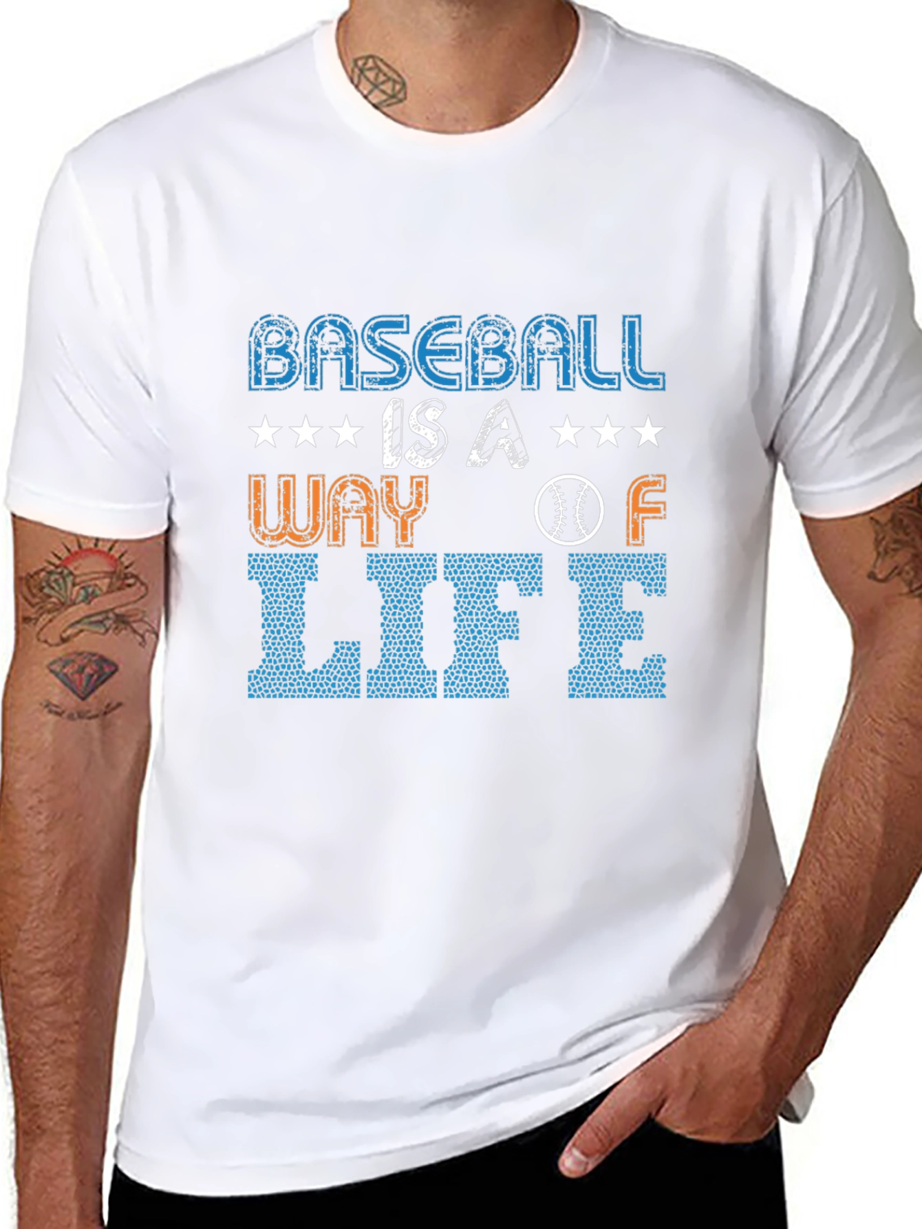 Black Baseball Is A Way Of Life Graphic Tee view 8