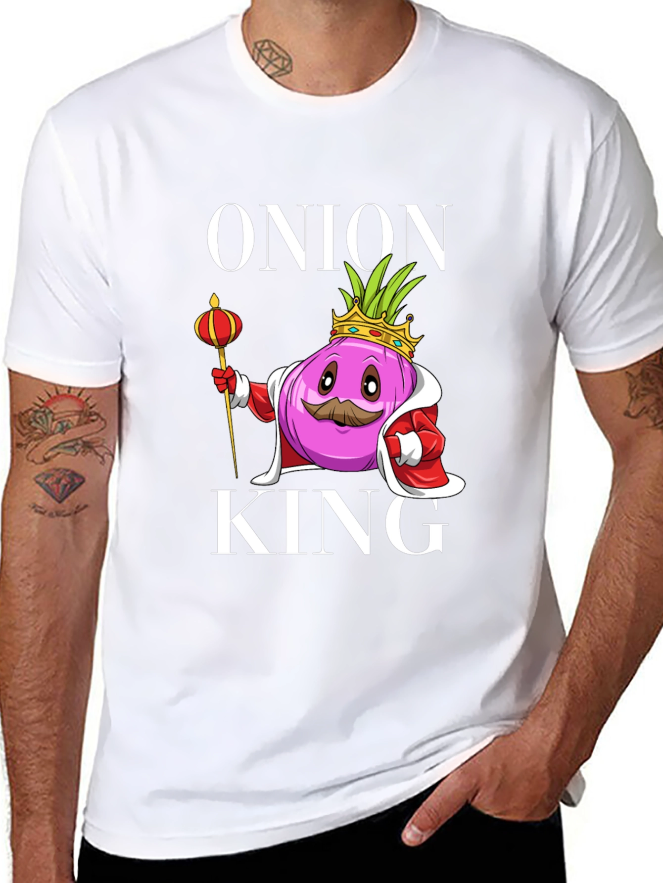 Black Onion King Graphic T-Shirt view 8