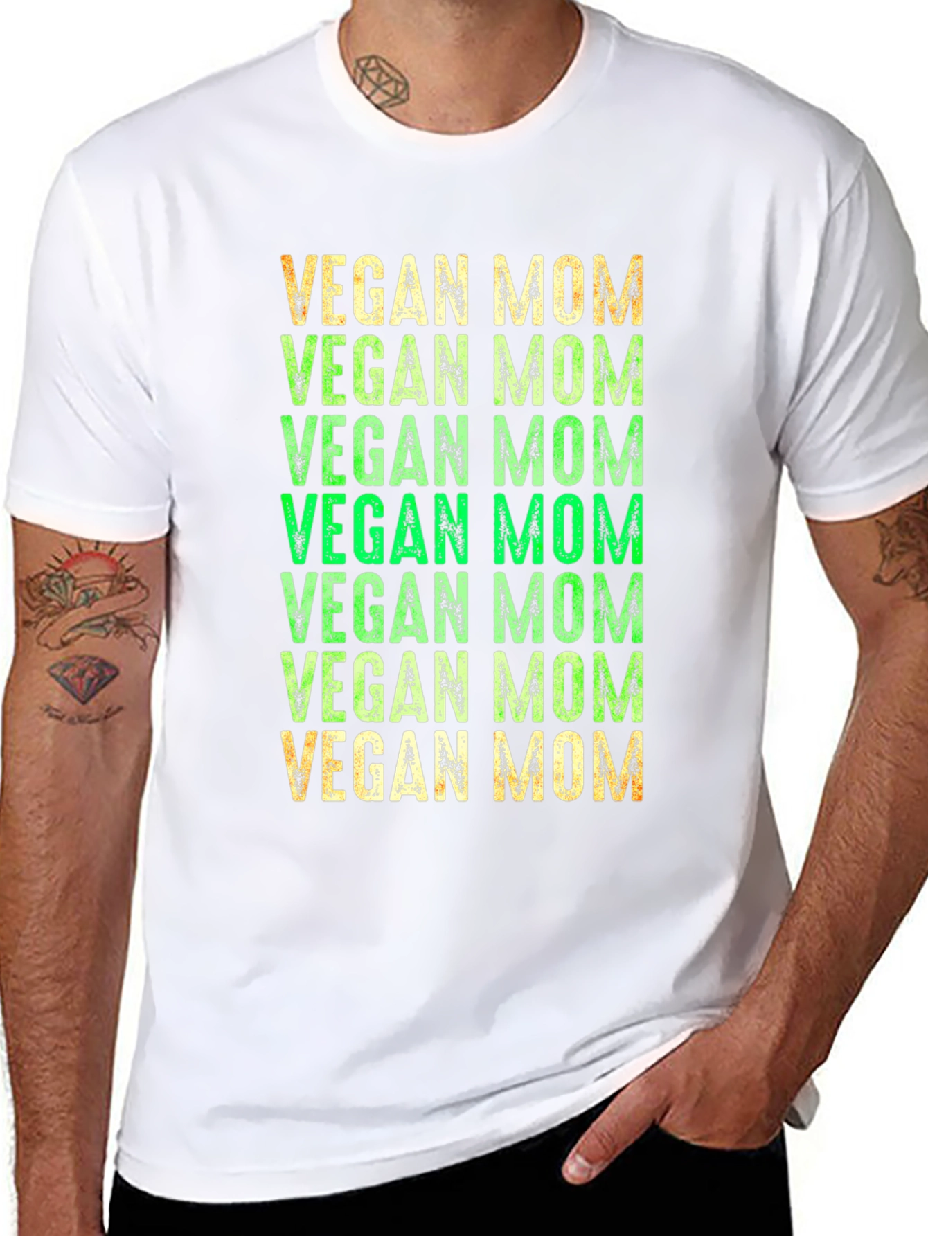 Vegan Mom Graphic Tee - Unisex Casual Shirt - 8