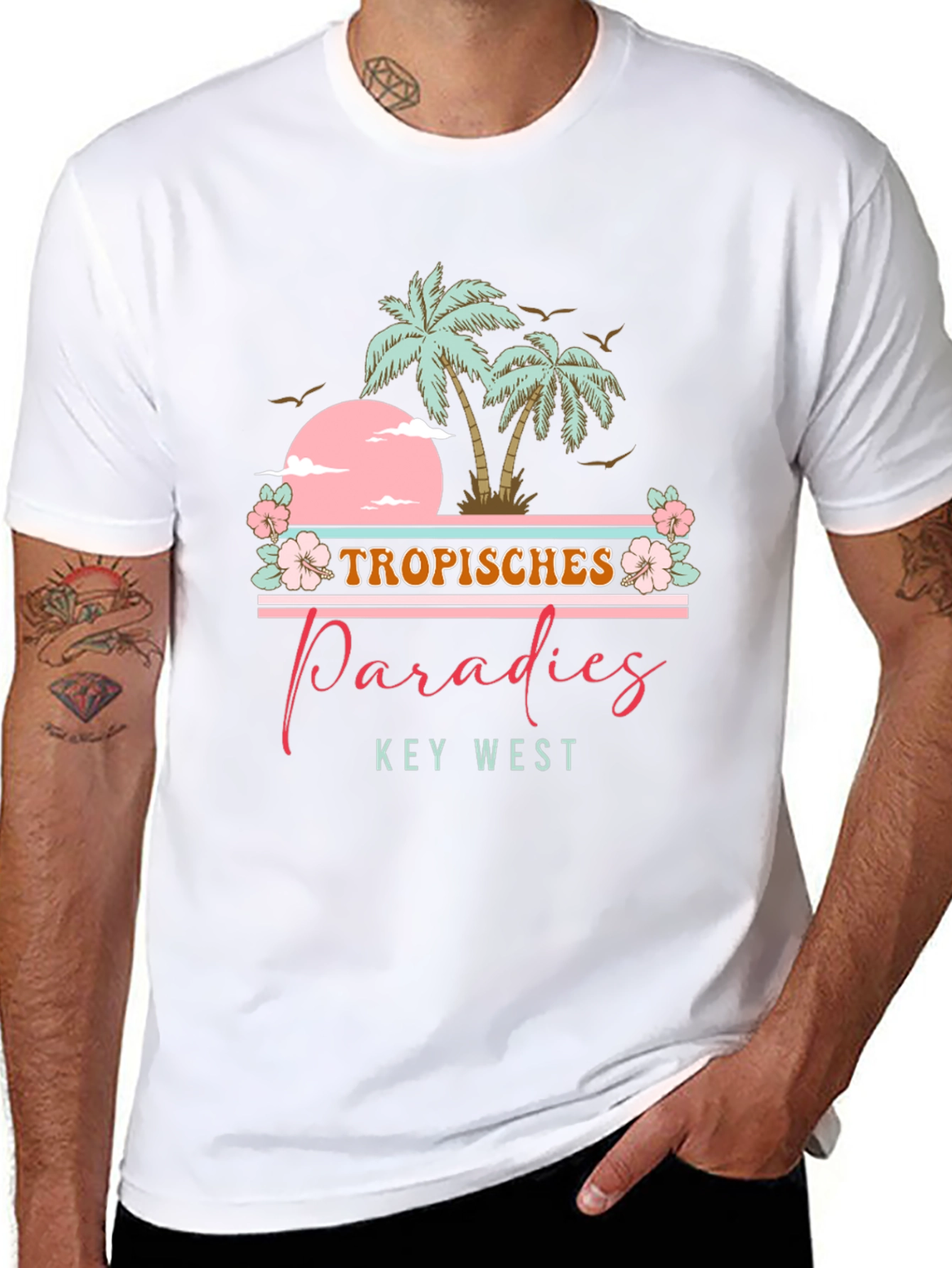 Tropical Paradise Key West T-Shirt - 8