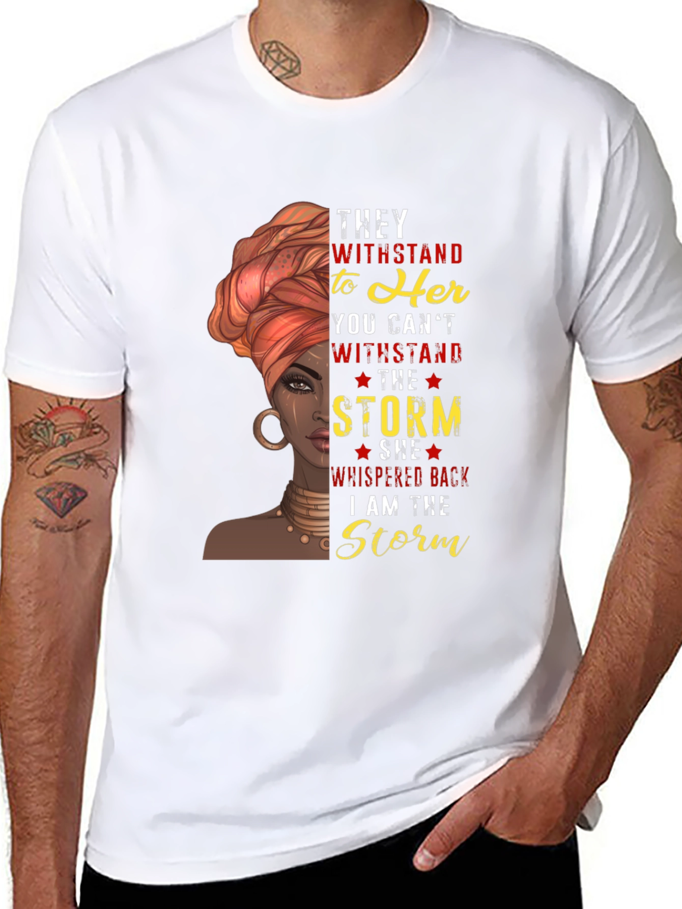 Empowered Woman Graphic T-Shirt - Stand Strong - 8