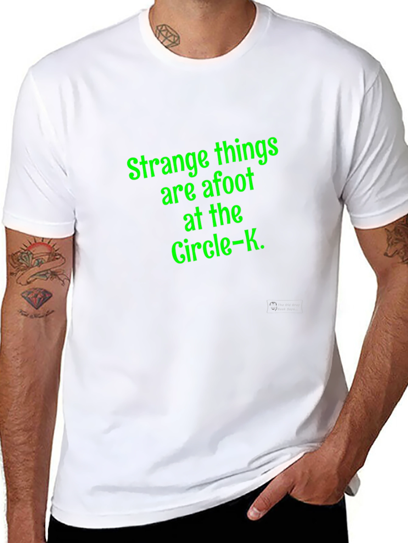 Black Strange Things are Afoot at the Circle-K T-Shirt view 8