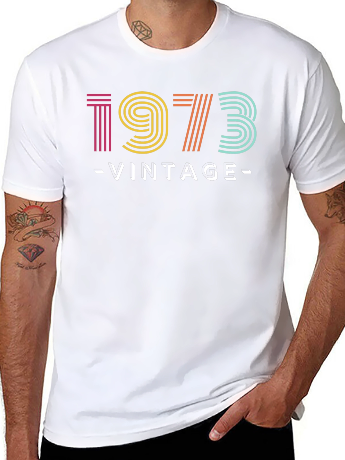 Black Vintage 1973 Graphic T-Shirt view 8