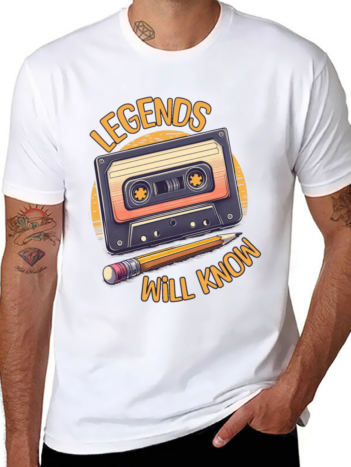 Black Legends Cassette Tape T-Shirt view 8