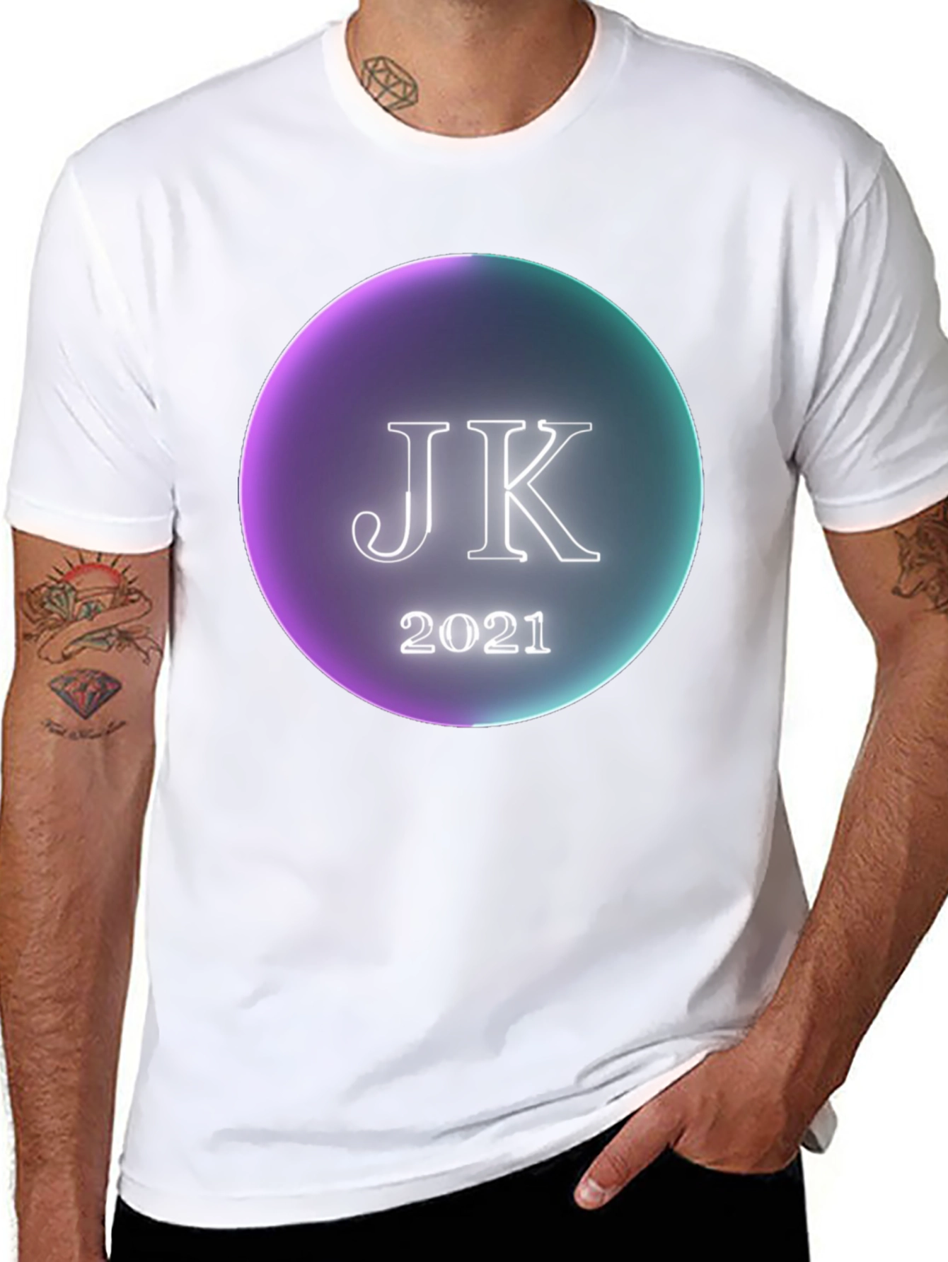 Black JK 2021 Graphic T-Shirt - Unisex, Black view 8