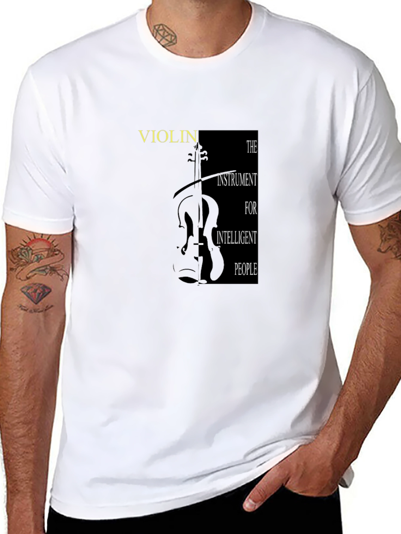 Black Violin Intelligent People T-Shirt view 8