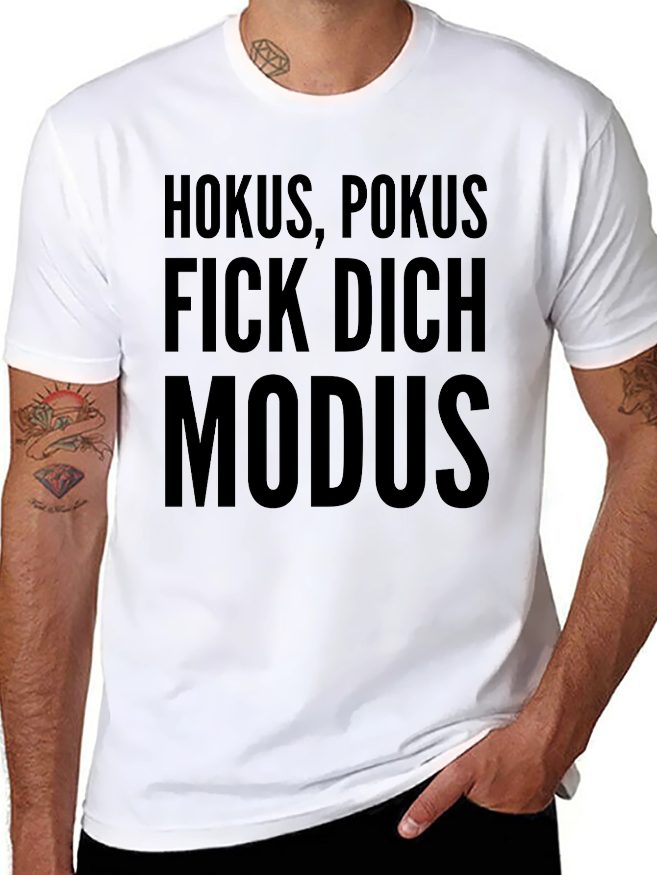 Black Hokus Pokus Graphic Tee - Black Casual Shirt view 8