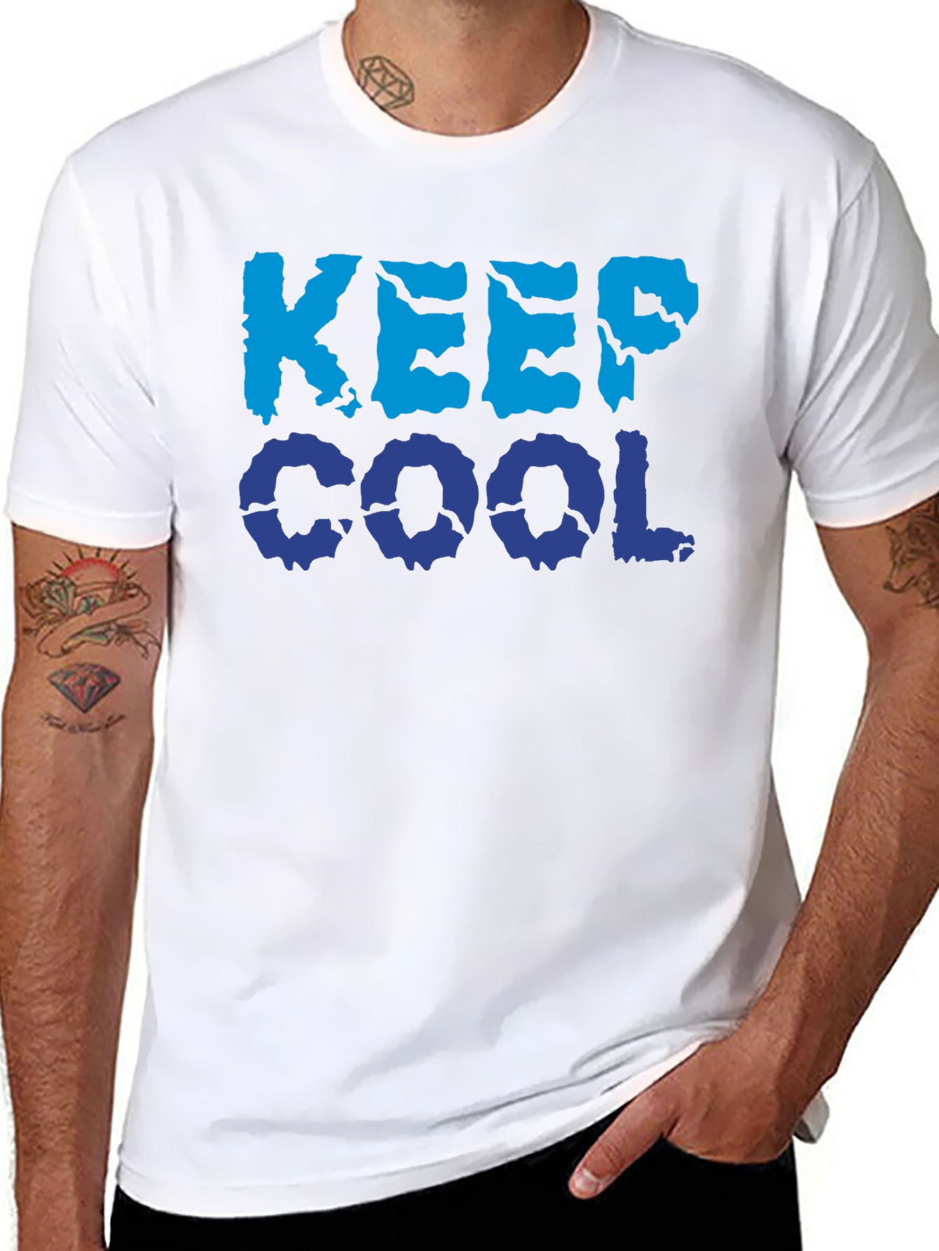 Black Keep Cool Graphic T-Shirt - Black view 8
