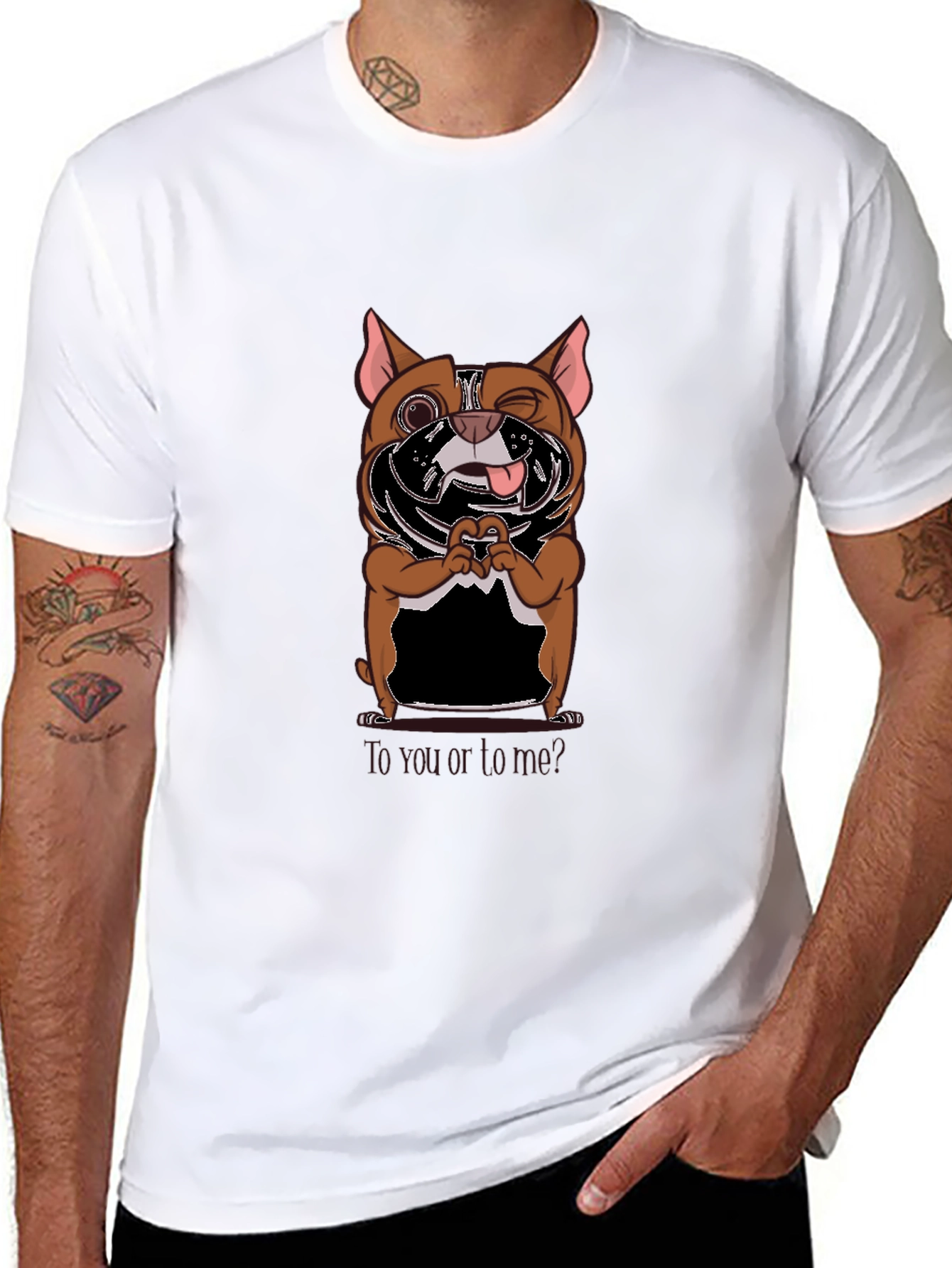 Black Gamer Dog Graphic T-Shirt view 8