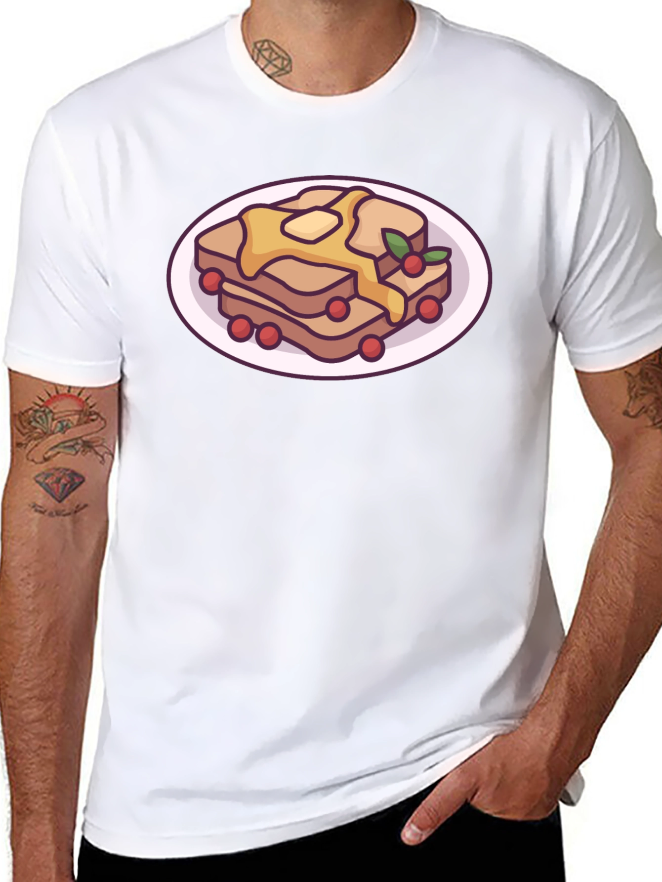 Pancake Stack Graphic Tee - 8