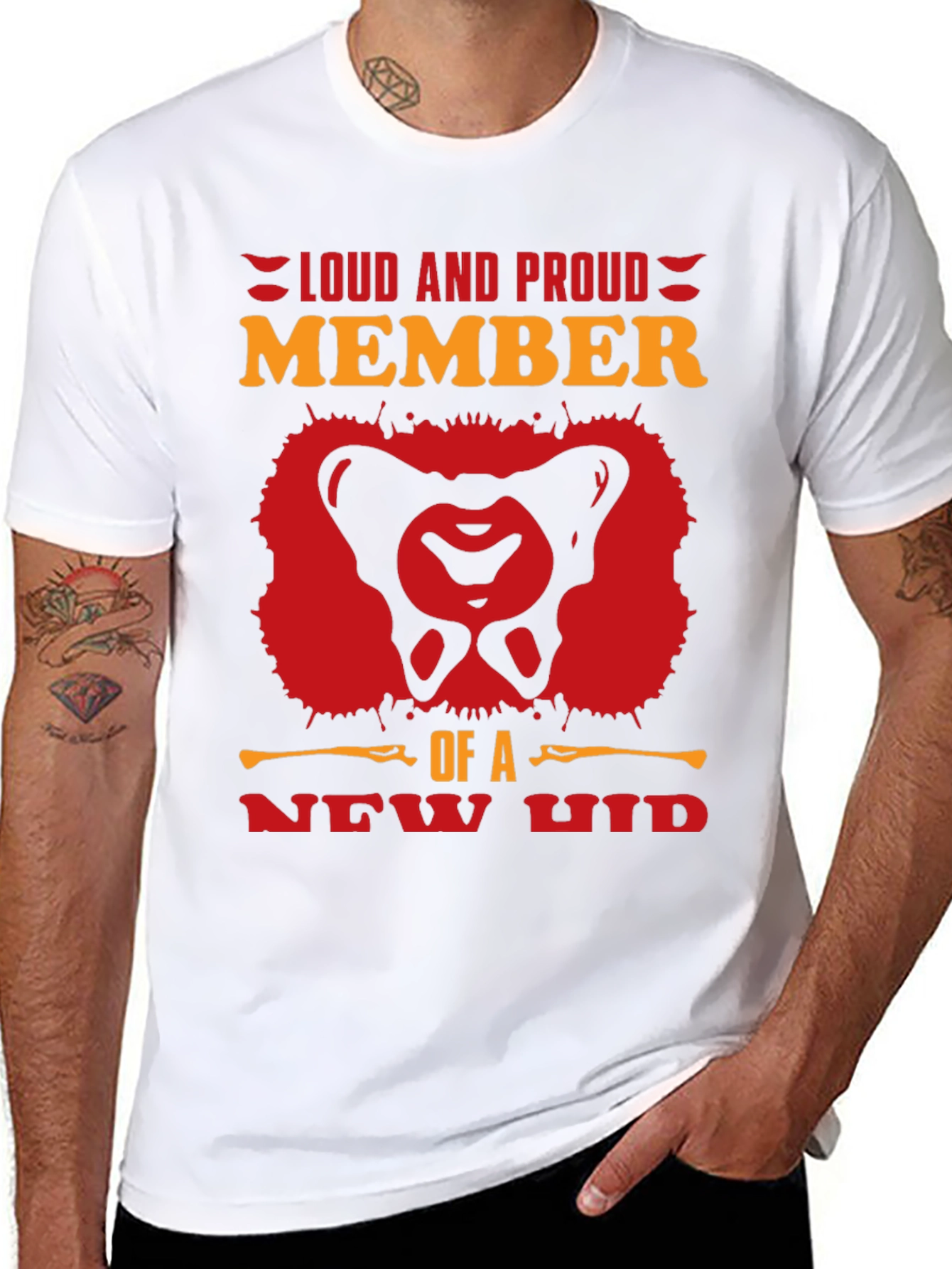 Black Loud and Proud Member T-Shirt - New Hip view 8