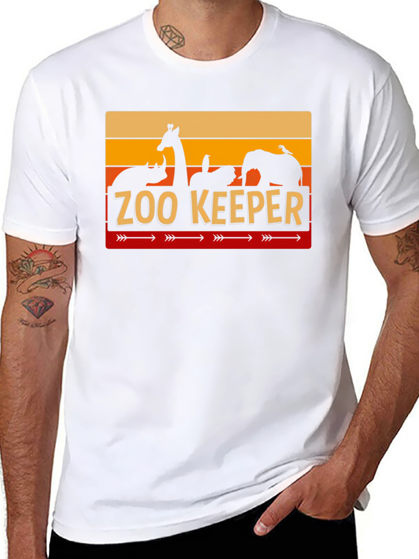 Zoo Keeper Animal Lover T-Shirt - 8
