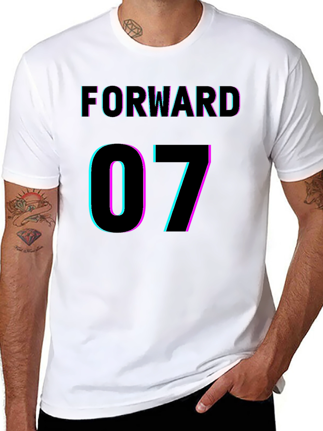 Black Forward 07 Graphic T-Shirt view 8