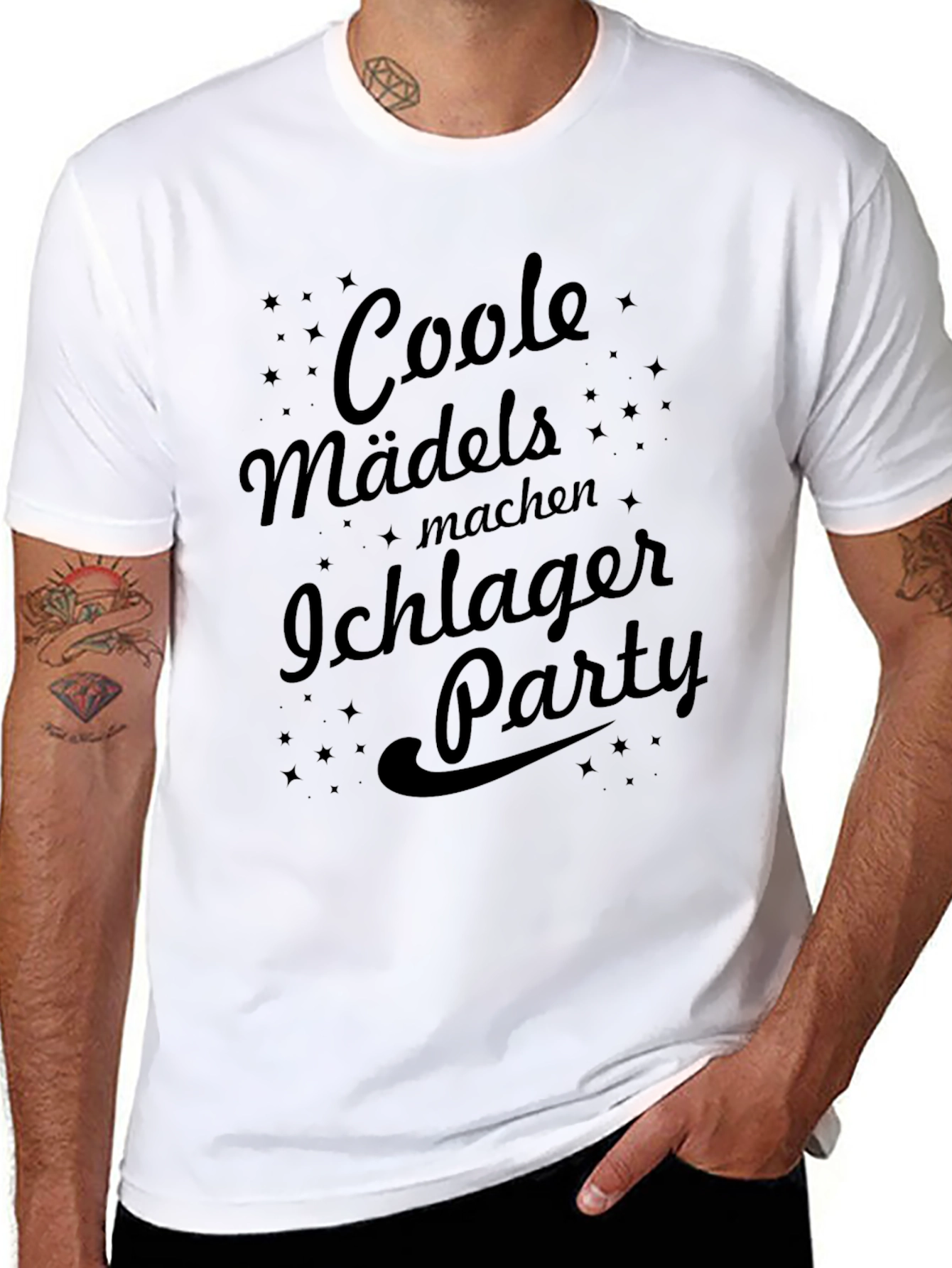 Cool Madels Schlager Party Black T-Shirt - 8