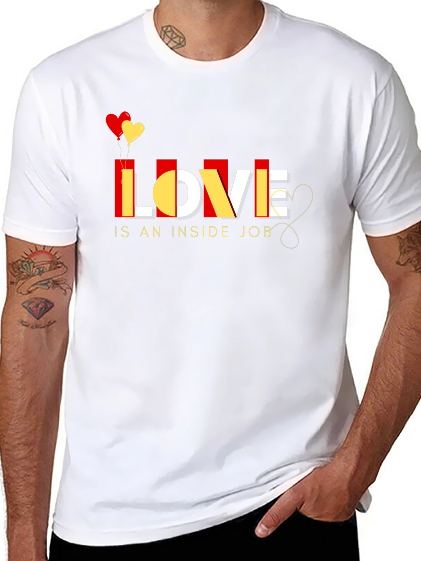 Black Love Is An Inside Job T-Shirt view 8