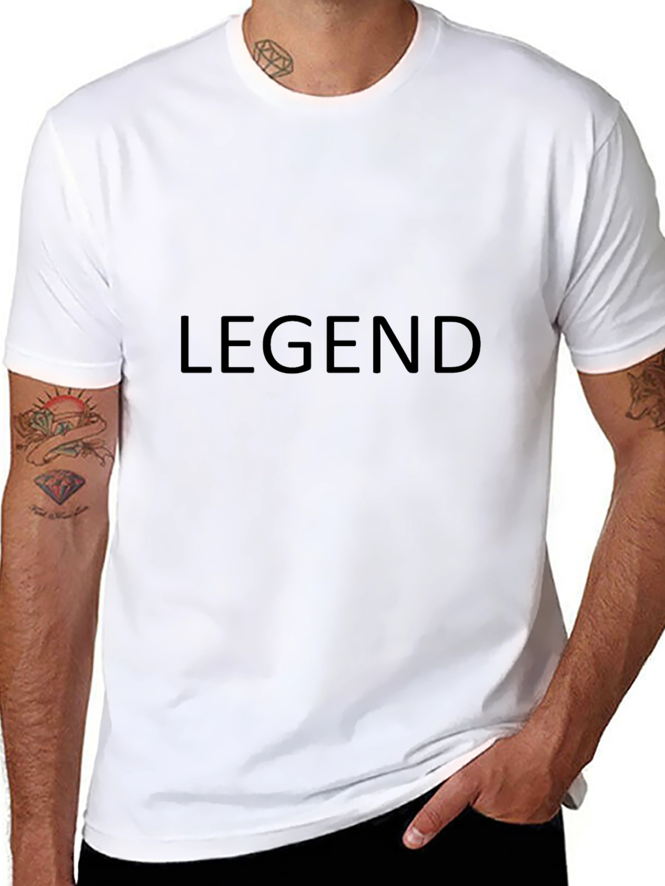Black Legend Black T-Shirt view 8
