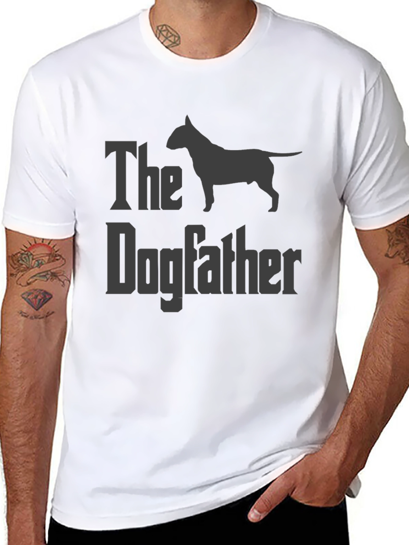 The Dogfather Graphic Tee - Black T-Shirt - 8
