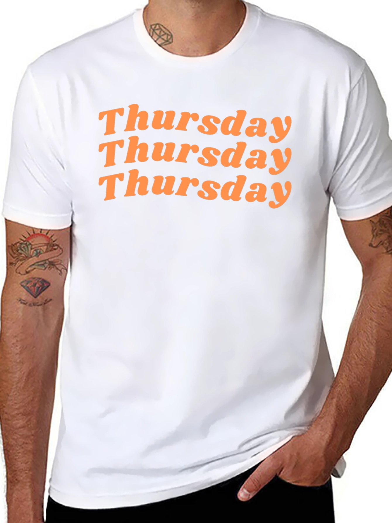 Black Thursday Graphic Tee - Black Cotton Blend view 8