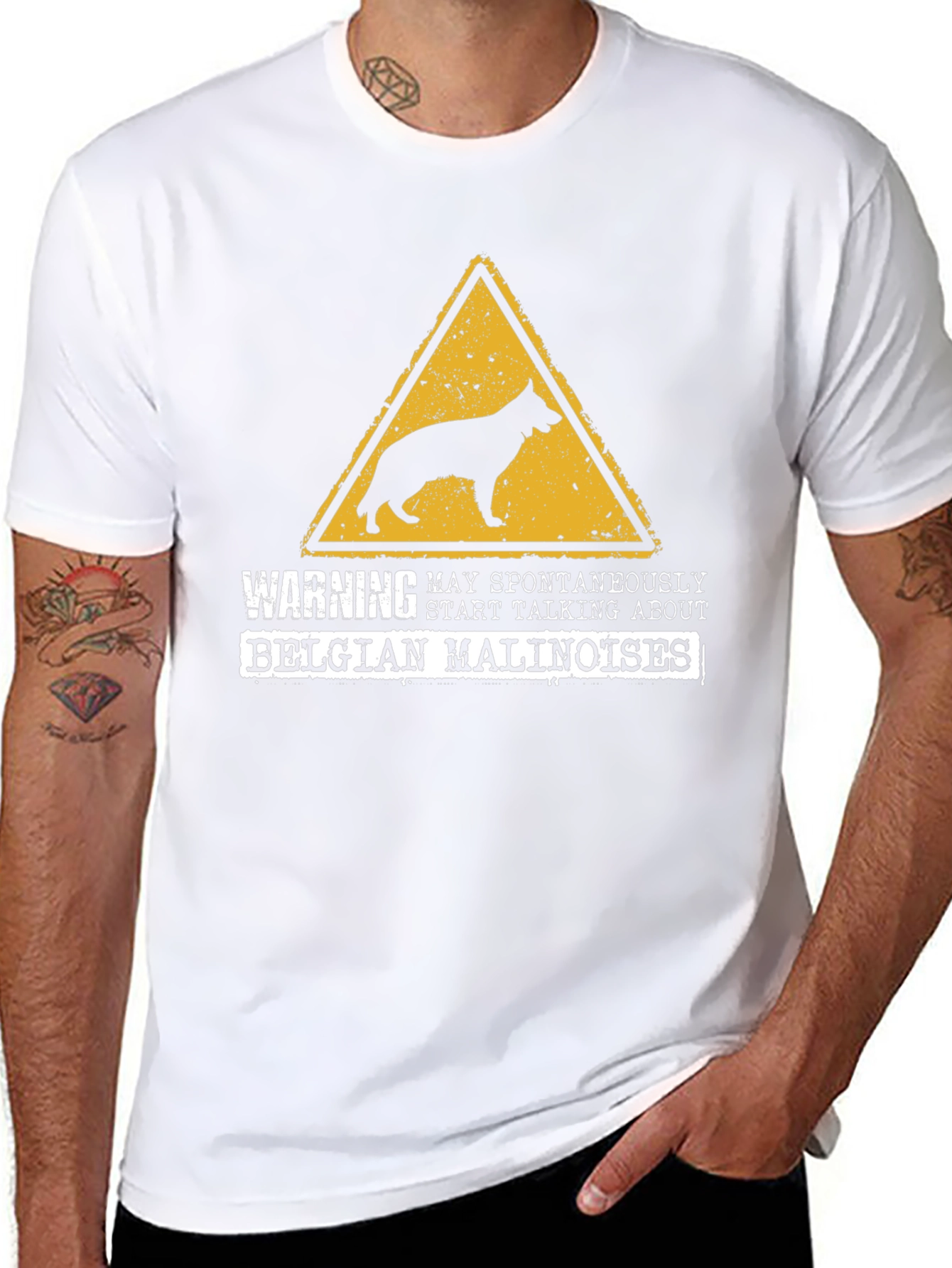 Belgian Malinois Warning T-Shirt - Dog Lover Tee - 8